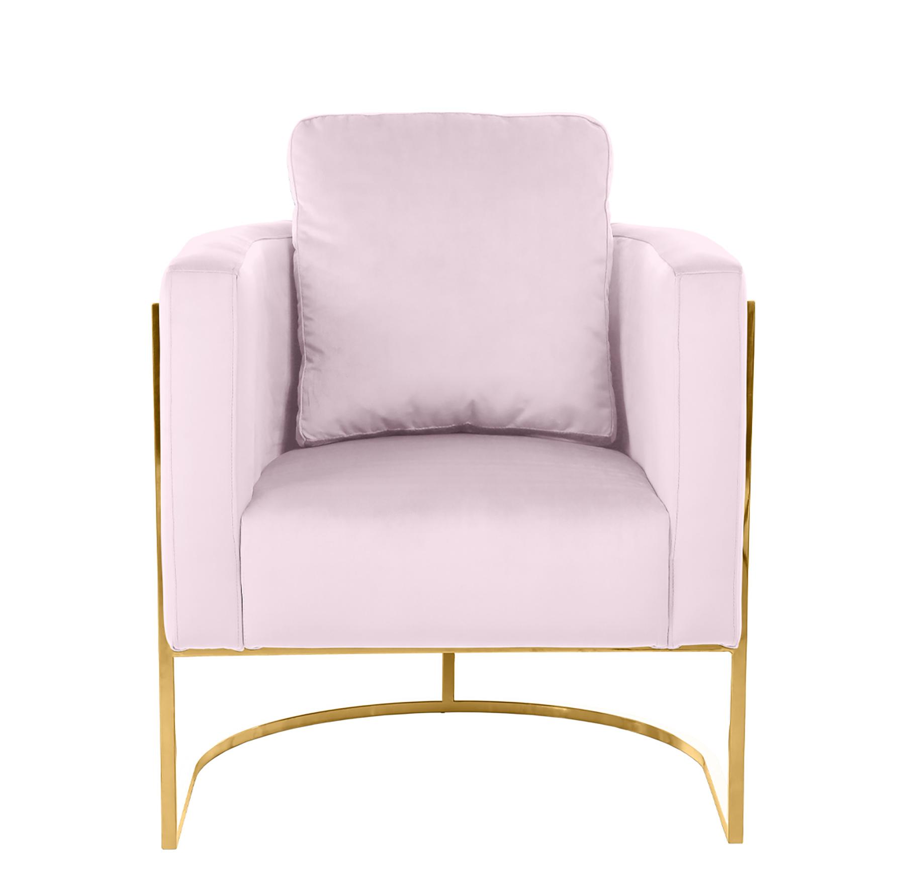 

    
 Shop  Glam Gold & Pink Velvet Sofa Set 3Pcs CASA 692Pink-S Meridian Contemporary
