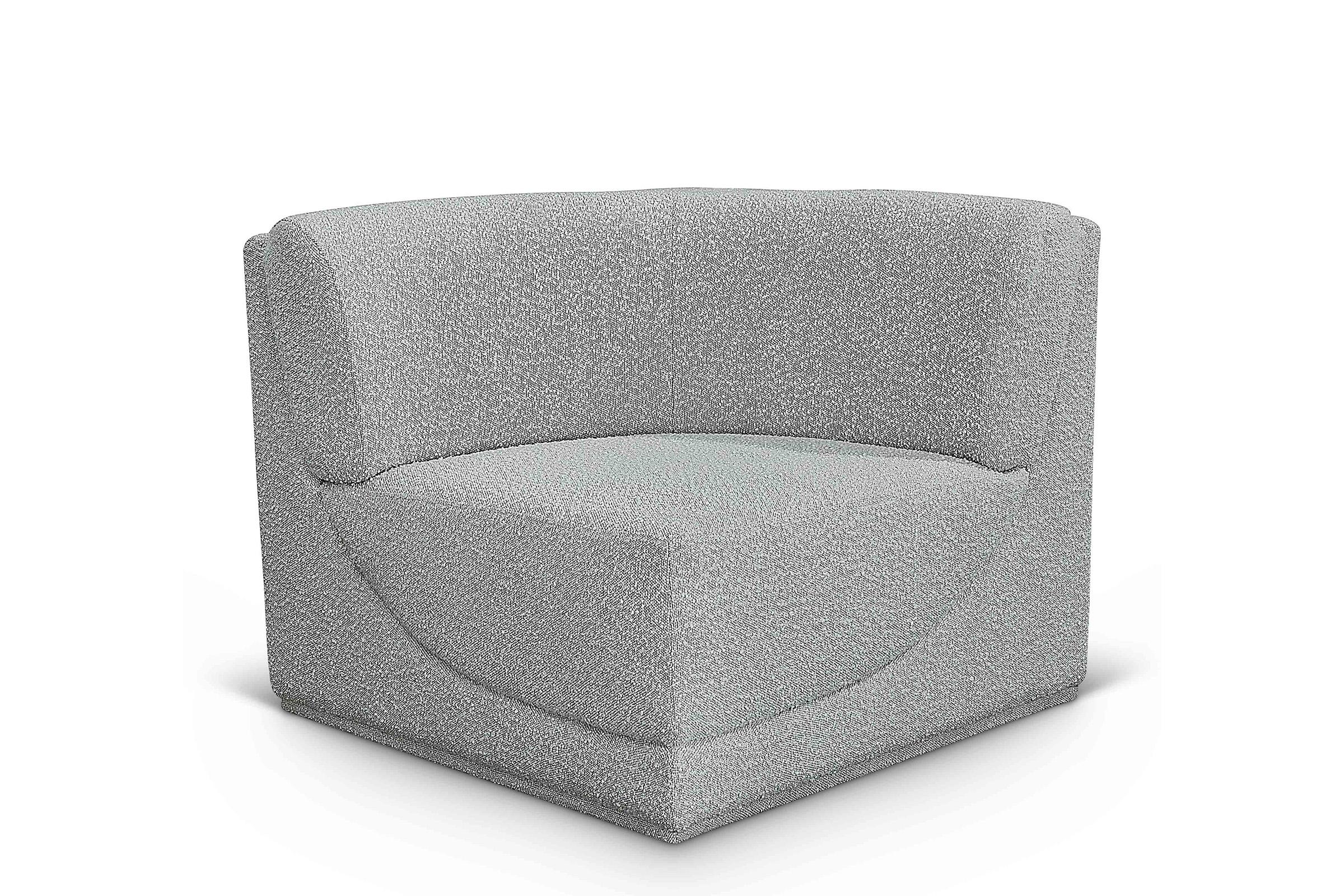 Contemporary, Modern Modular Corner Chair Ollie 118Grey-Corner 118Grey-Corner in Gray 