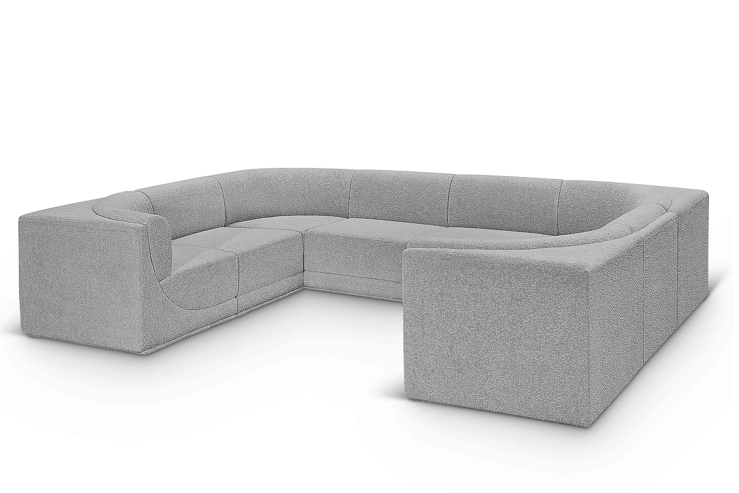 

        
Meridian Furniture Ollie 118Grey-Sec8A Modular Sectional Gray Boucle 094308305981
