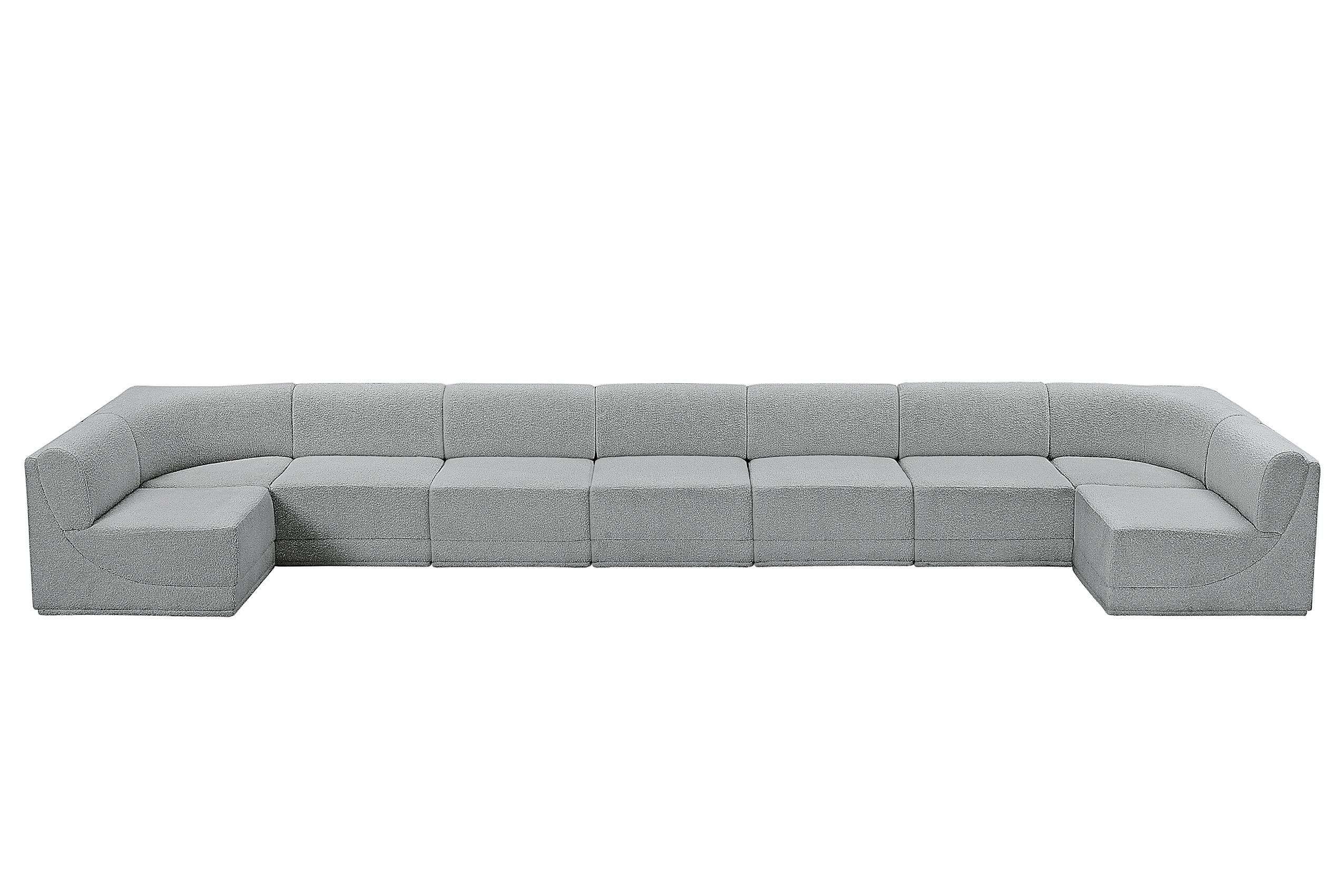 

        
Meridian Furniture Ollie 118Grey-Sec9A Modular Sectional Gray Boucle 094308306131
