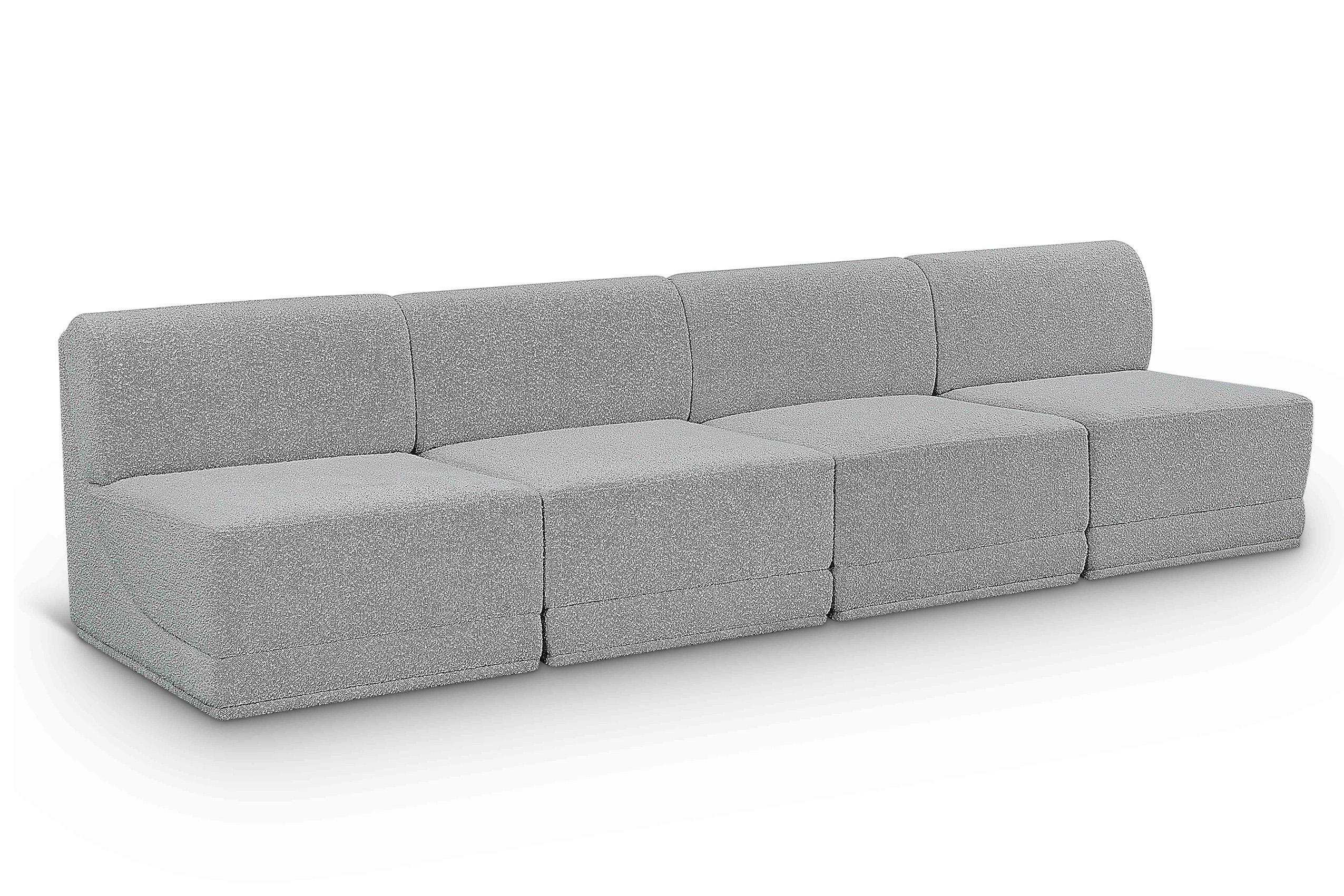 Contemporary, Modern Modular Sofa Ollie 118Grey-S120 118Grey-S120 in Gray 