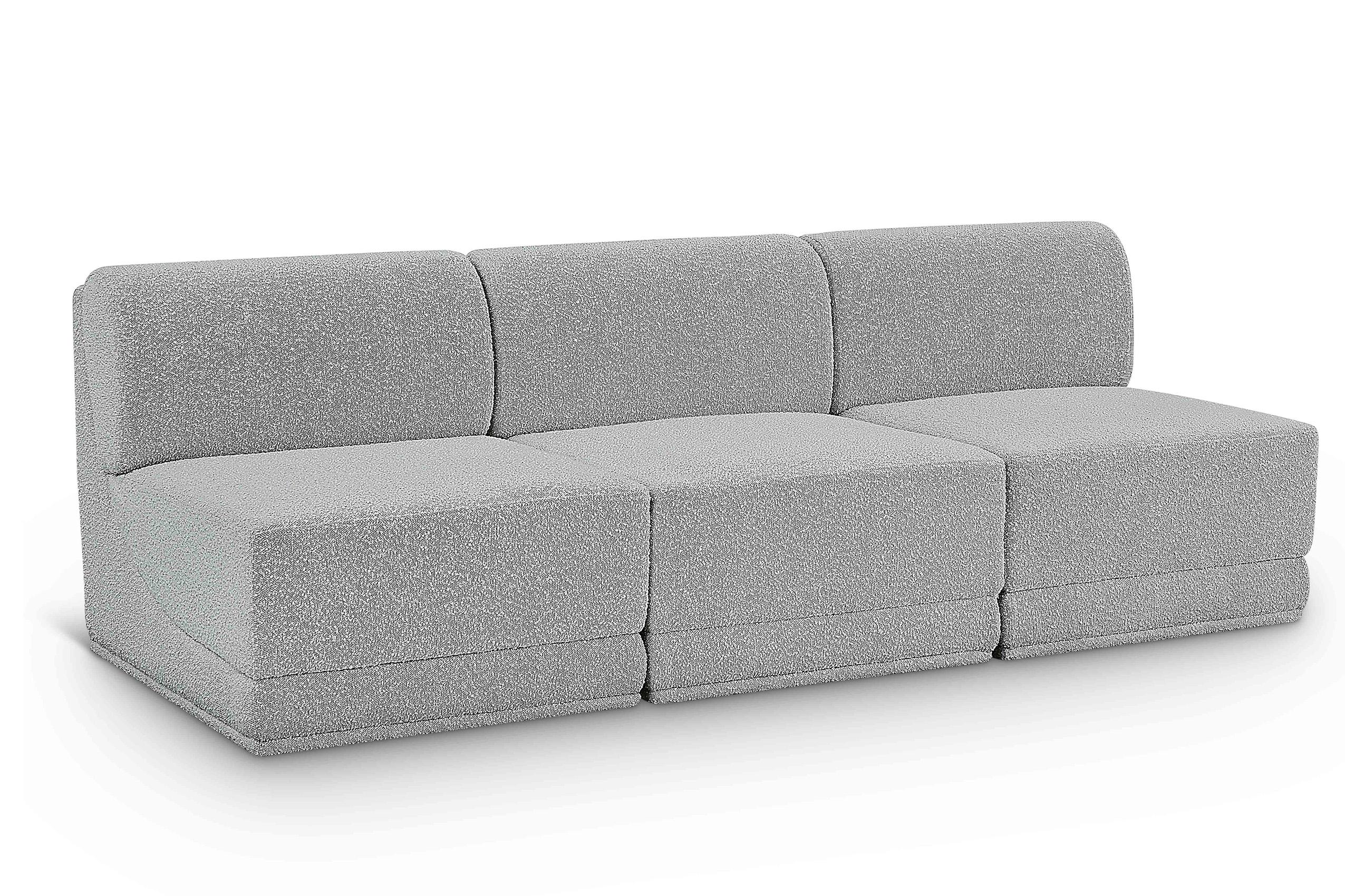 Contemporary, Modern Modular Sofa Ollie 118Grey-S90 118Grey-S90 in Gray 