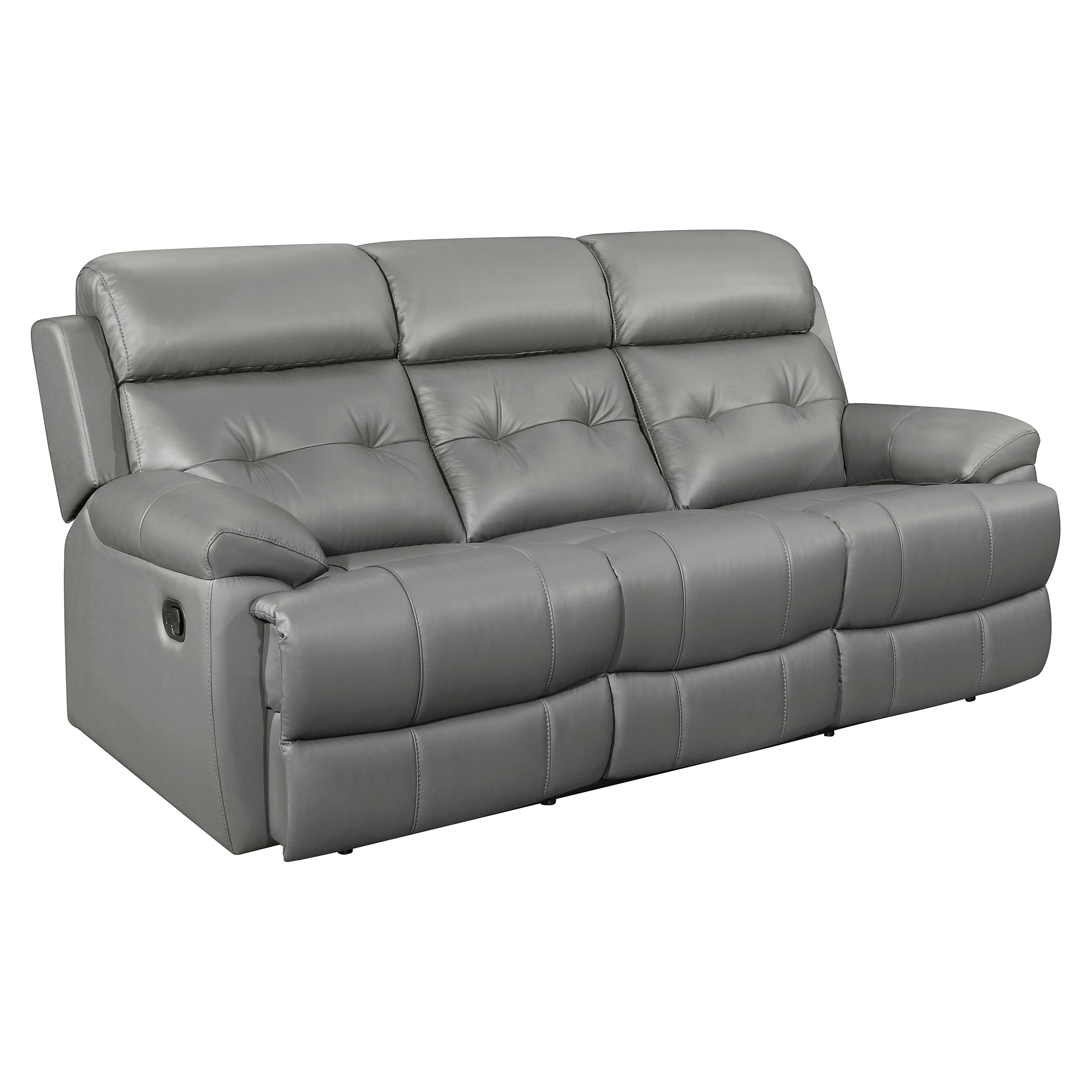 

    
Homelegance 9529GRY-3PC Lambent Reclining Sofa Set Gray 9529GRY-3PC
