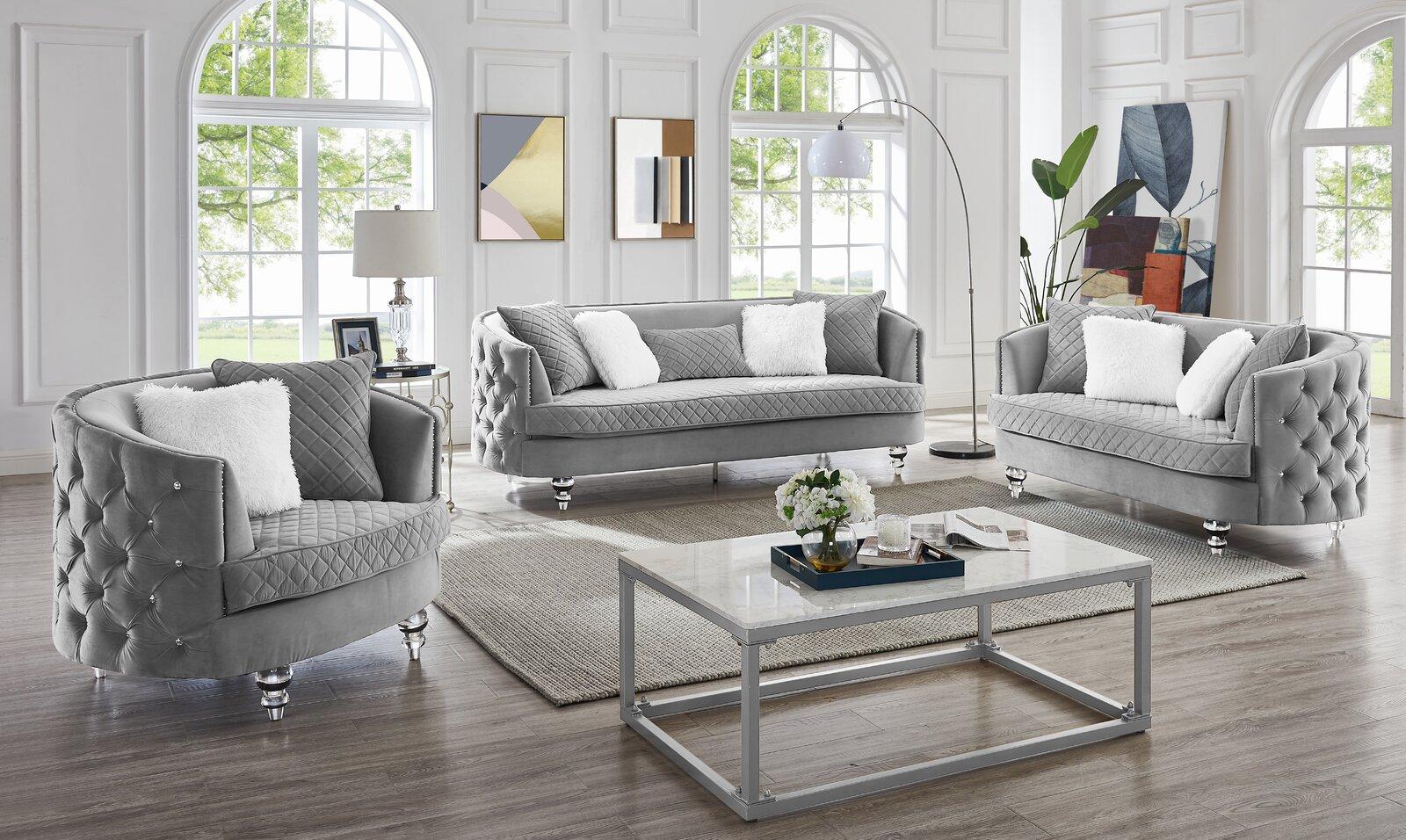 

                    
Galaxy Home Furniture SASHA Arm Chair Set Gray Fabric Purchase 
