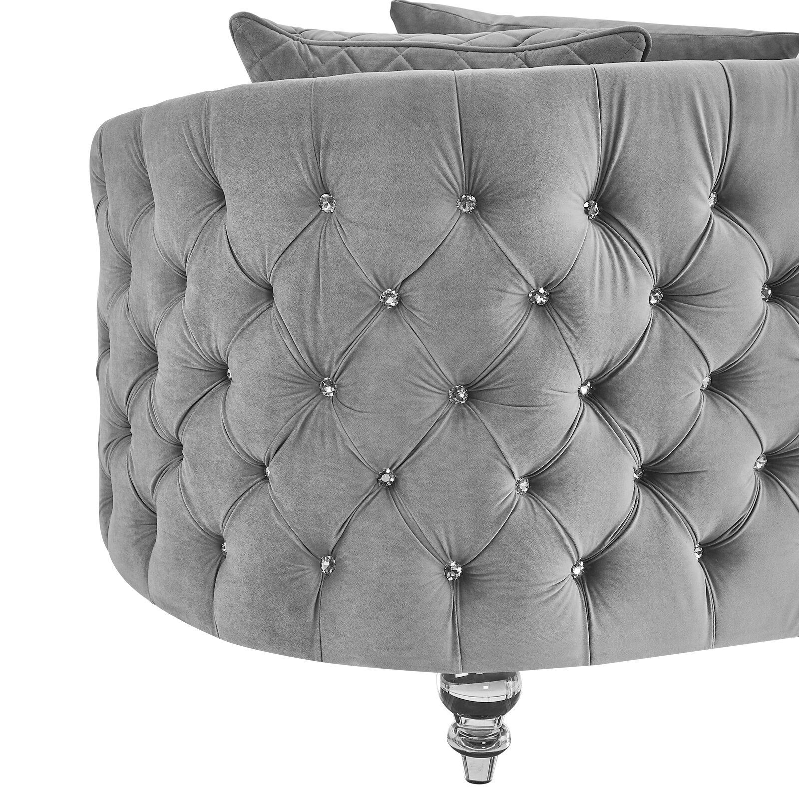 

                    
Galaxy Home Furniture SASHA Sofa Gray Fabric Purchase 
