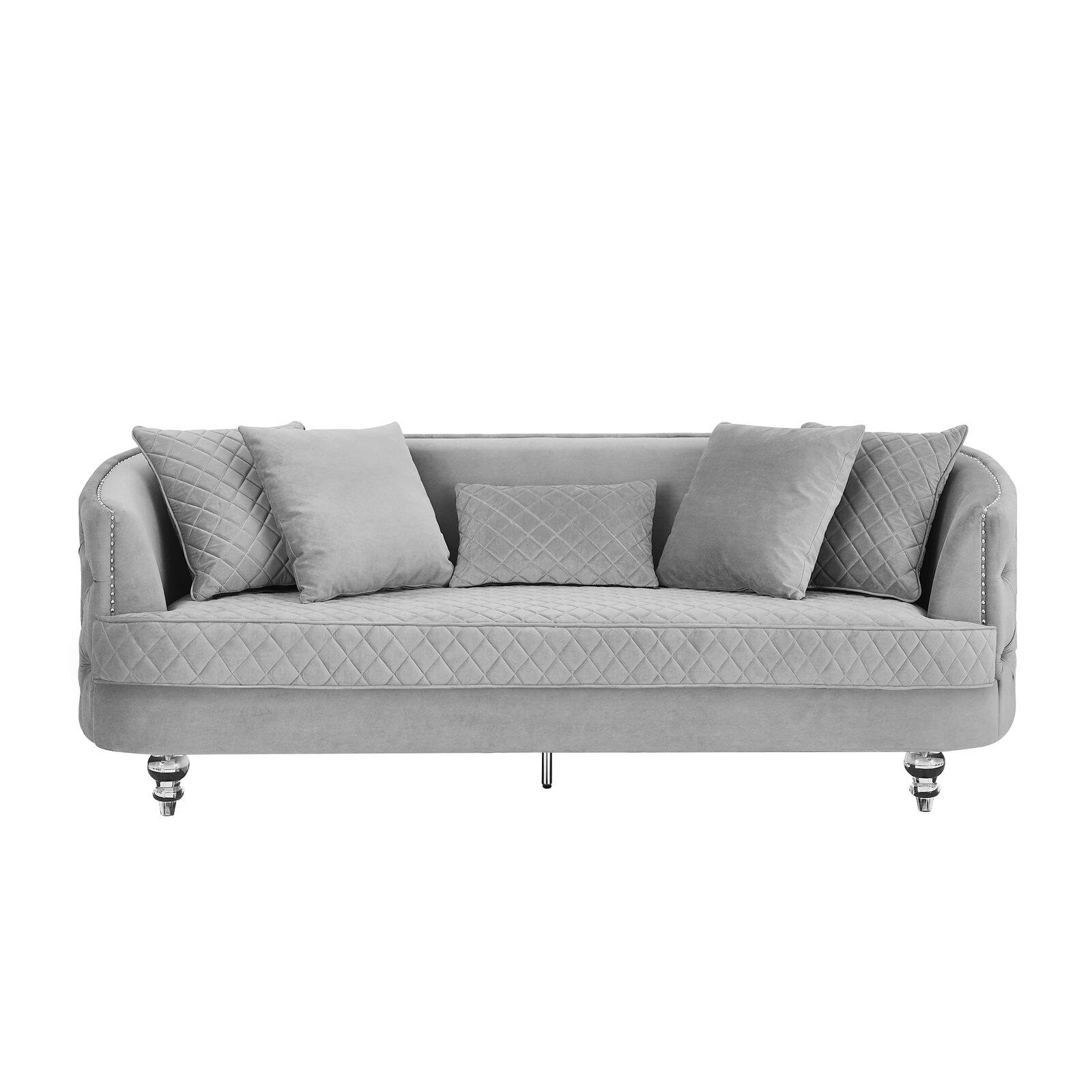 

    
GHF-808857865359-Set-3 Glam Gray Velvet Crystal Tufted Sofa Set 3 SASHA Galaxy Home Contemporary Modern
