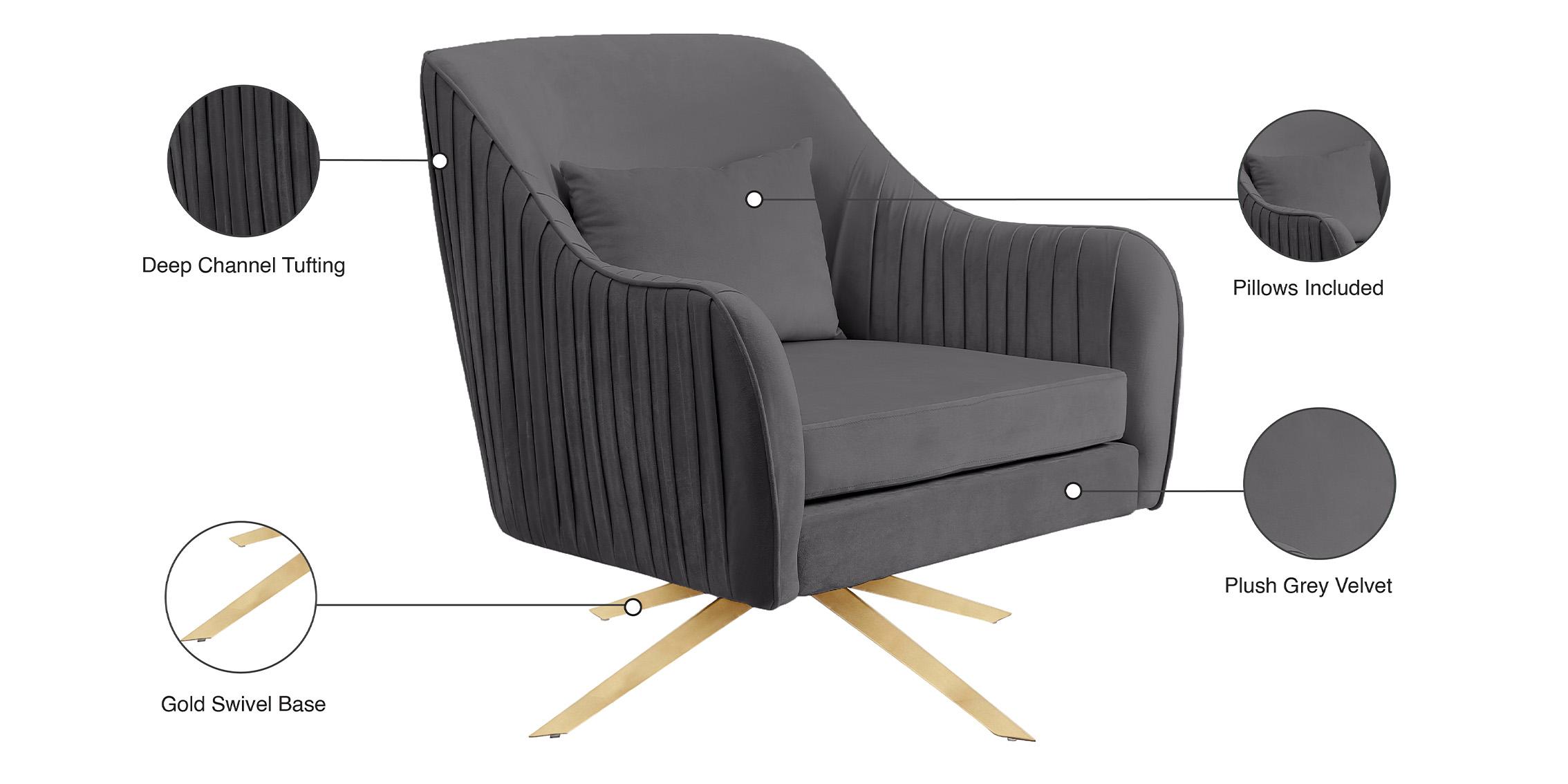 

    
585Grey Meridian Furniture Arm Chair
