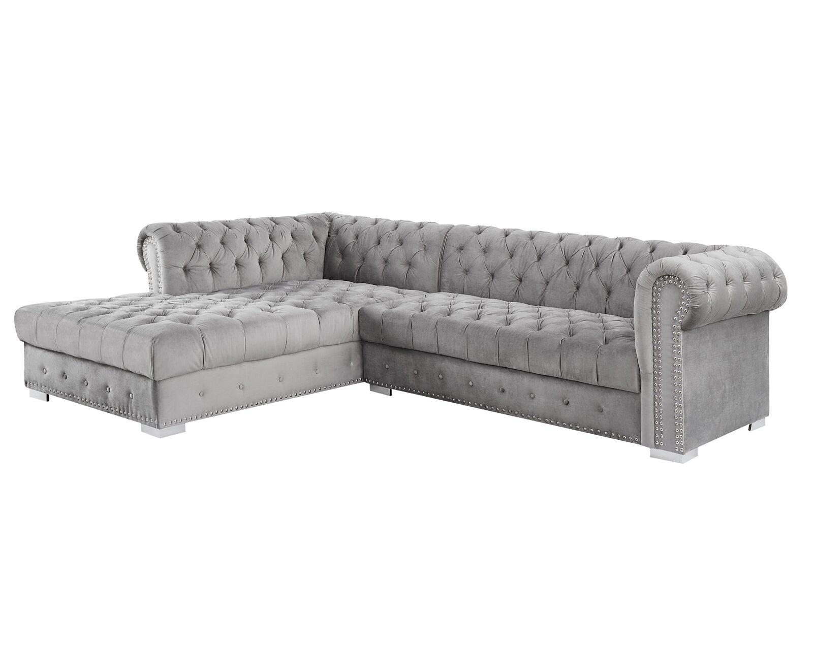 

                    
Galaxy Home Furniture MONICA Sectional Sofa Gray Fabric Purchase 
