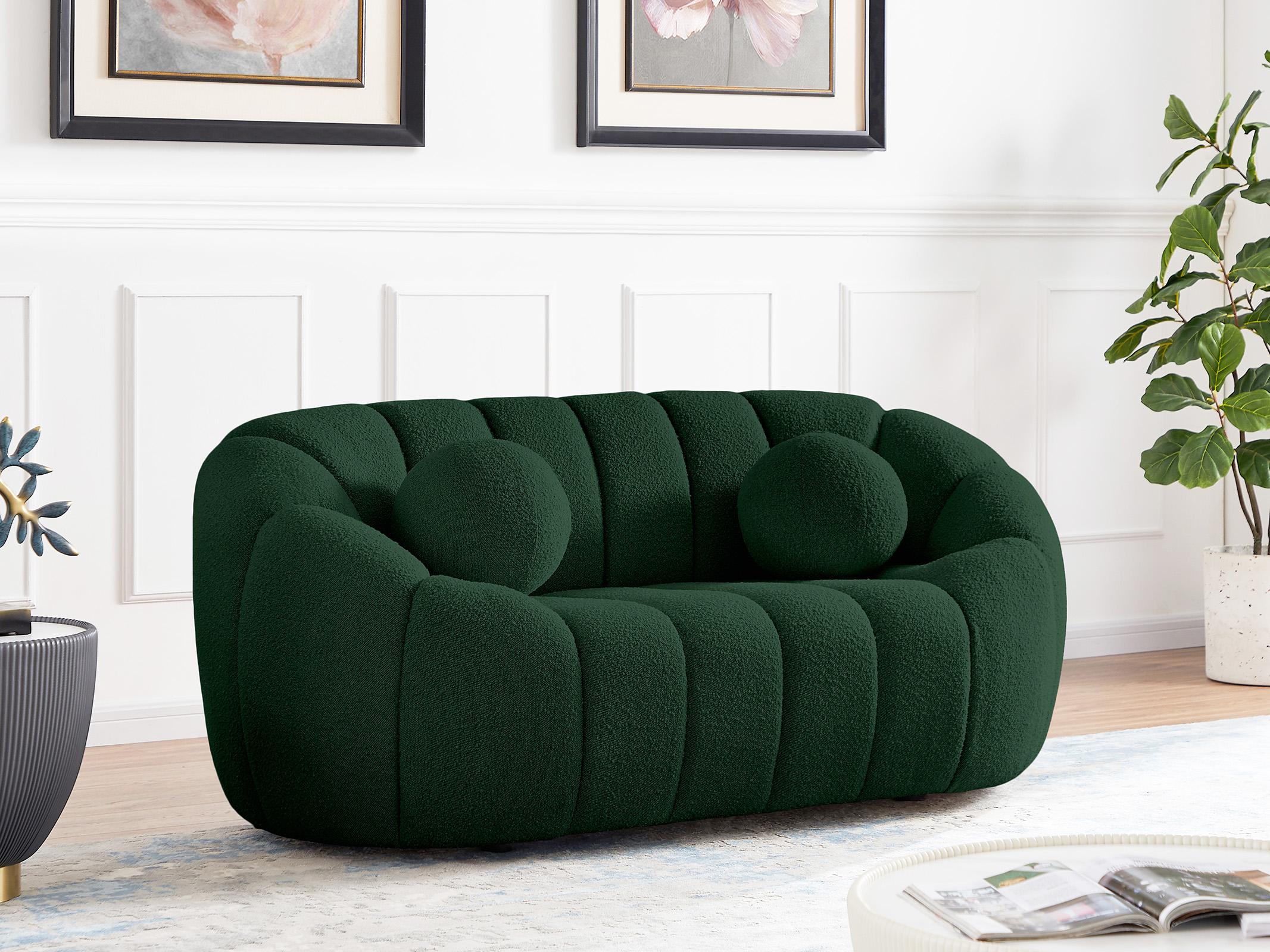 

    
644Green-S-Set-3 Meridian Furniture Sofa Set

