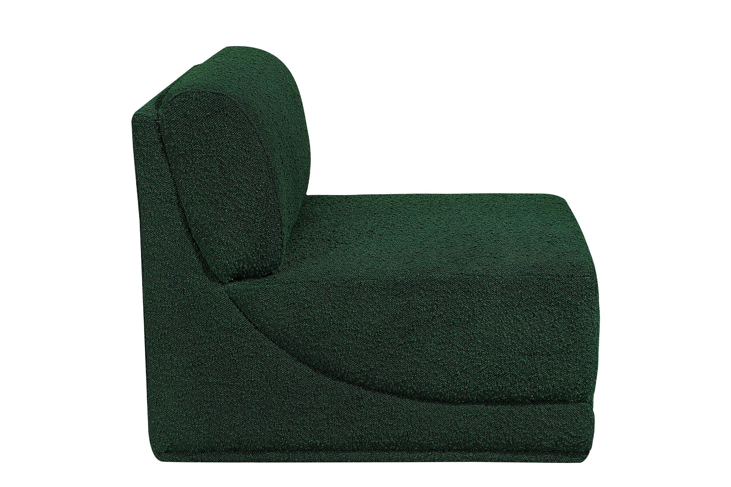 

        
Meridian Furniture Ollie 118Green-Armless Armless Chair Green Boucle 094308291604

