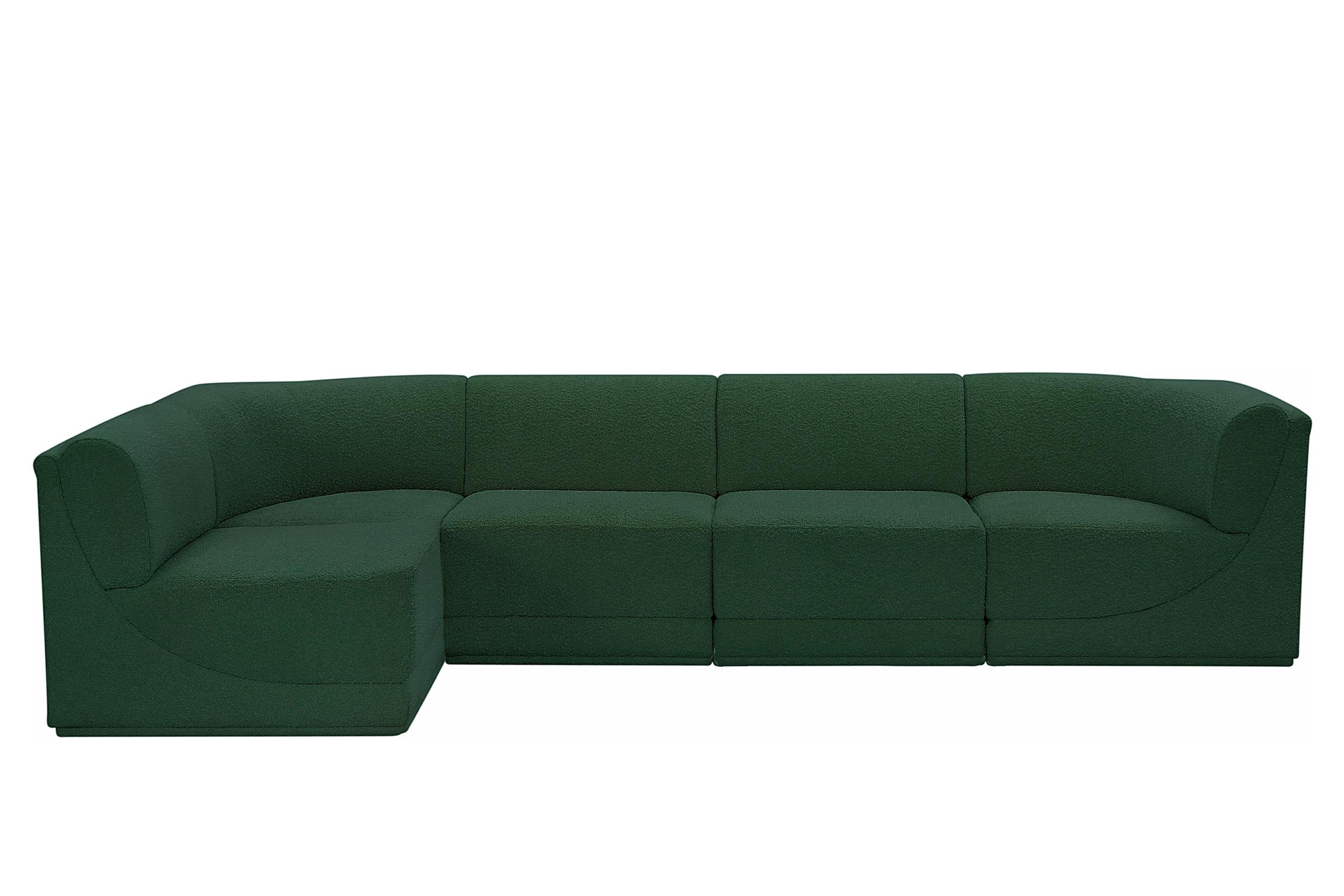 

        
Meridian Furniture Ollie 118Green-Sec5A Modular Sectional Green Boucle 094308305608
