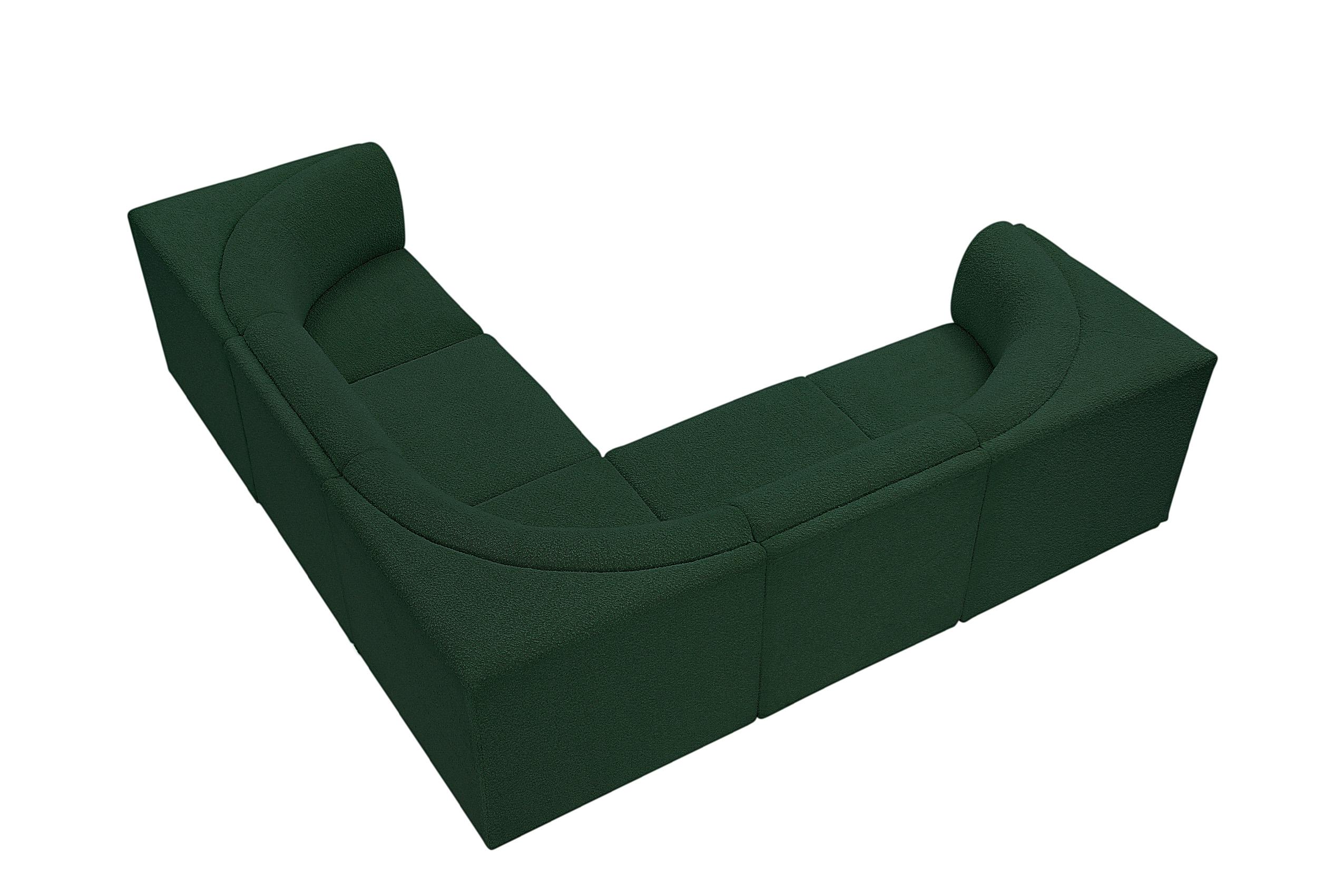 

        
Meridian Furniture Ollie 118Green-Sec5B Modular Sectional Green Boucle 094308305653
