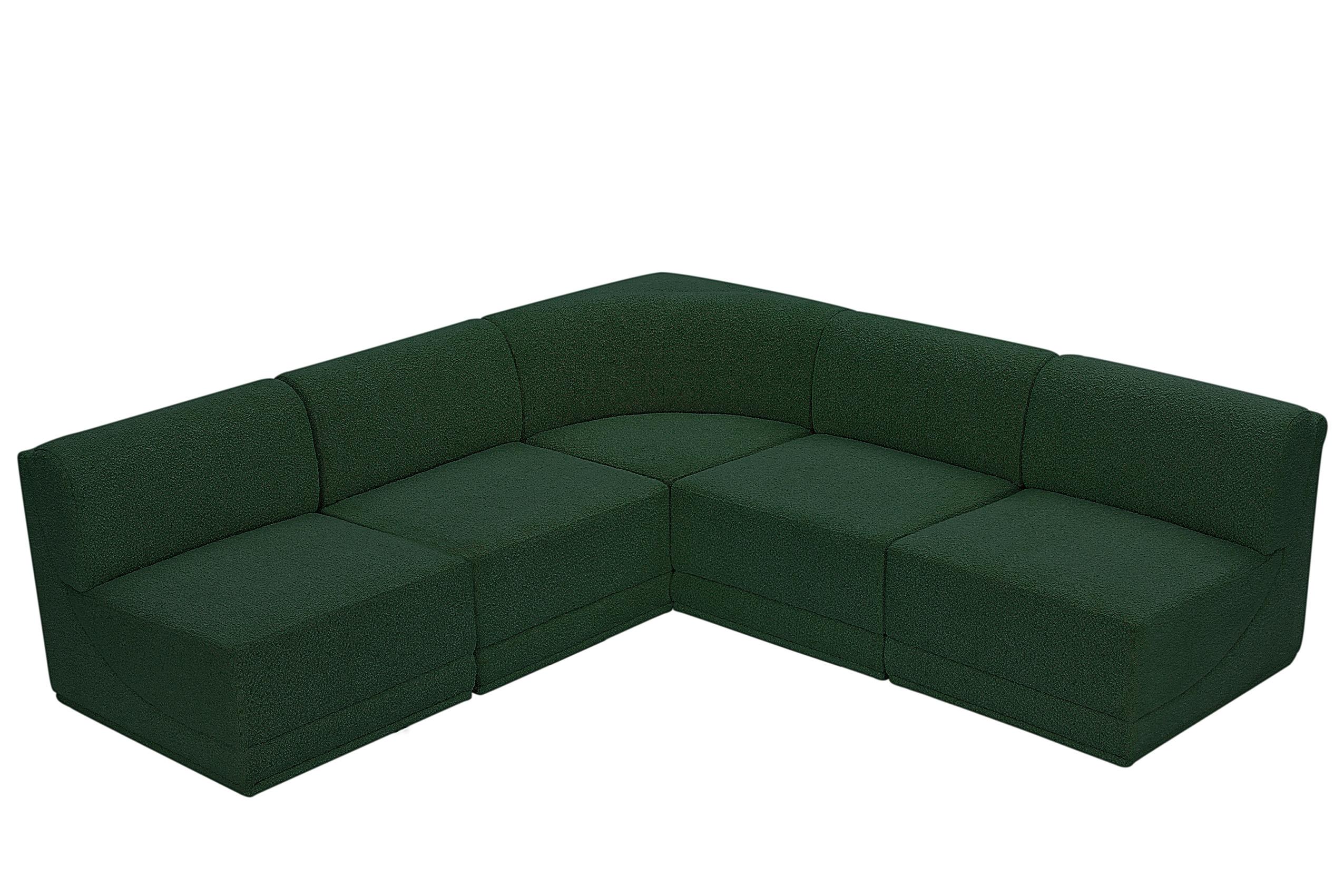 

        
Meridian Furniture Ollie 118Green-Sec5C Modular Sectional Green Boucle 094308305707
