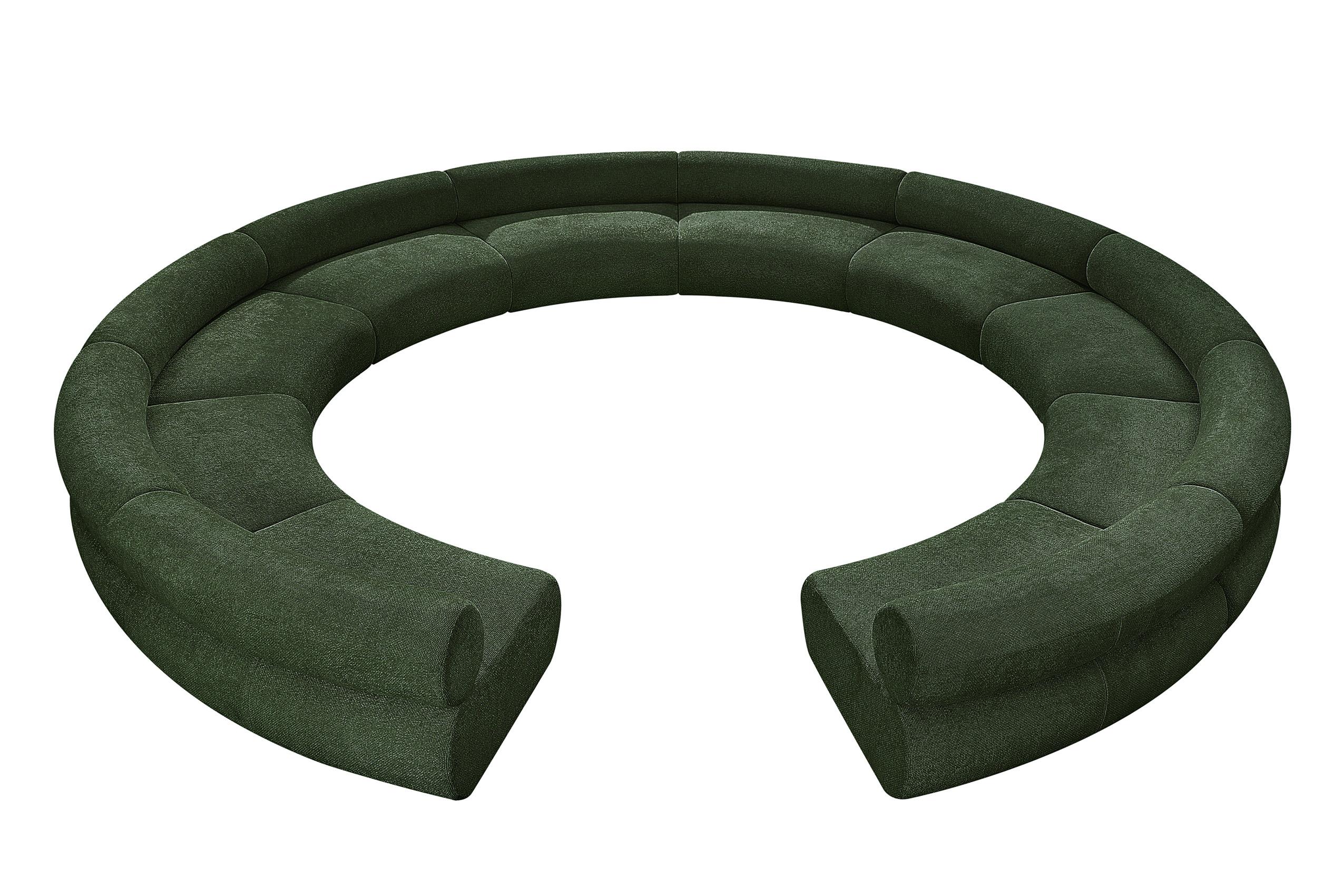 

    
114Green-S10A Meridian Furniture Modular Sectional Sofa
