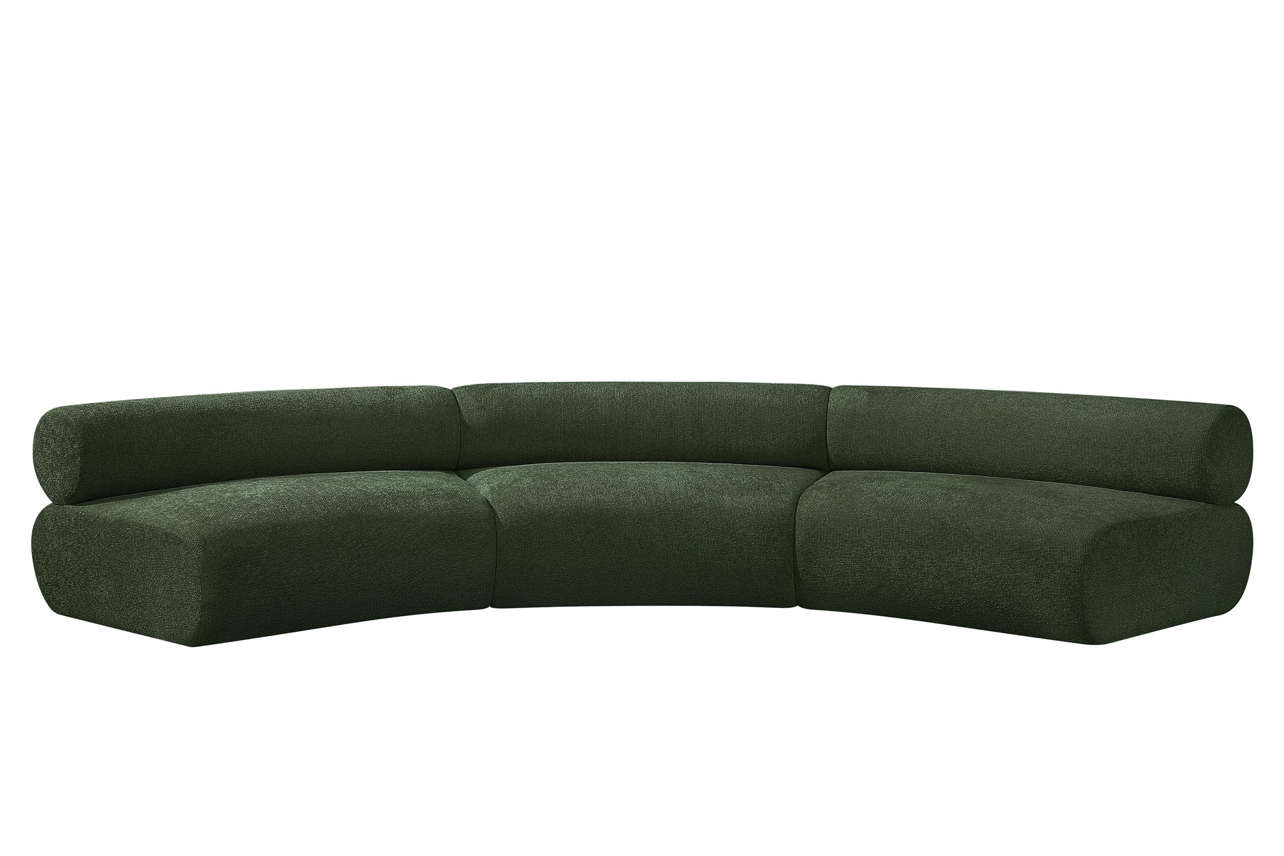 

    
114Green-S3A Meridian Furniture Modular Sectional Sofa
