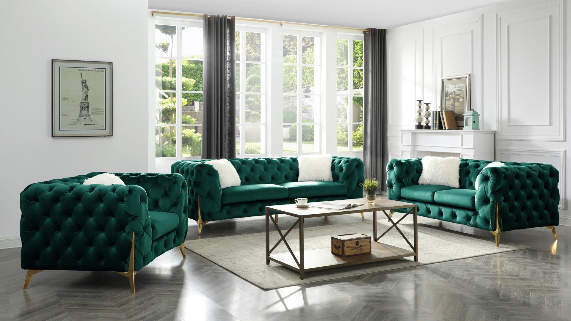 

    
Galaxy Home Furniture MODERNO Arm Chair Set Green 808857637598-2PC
