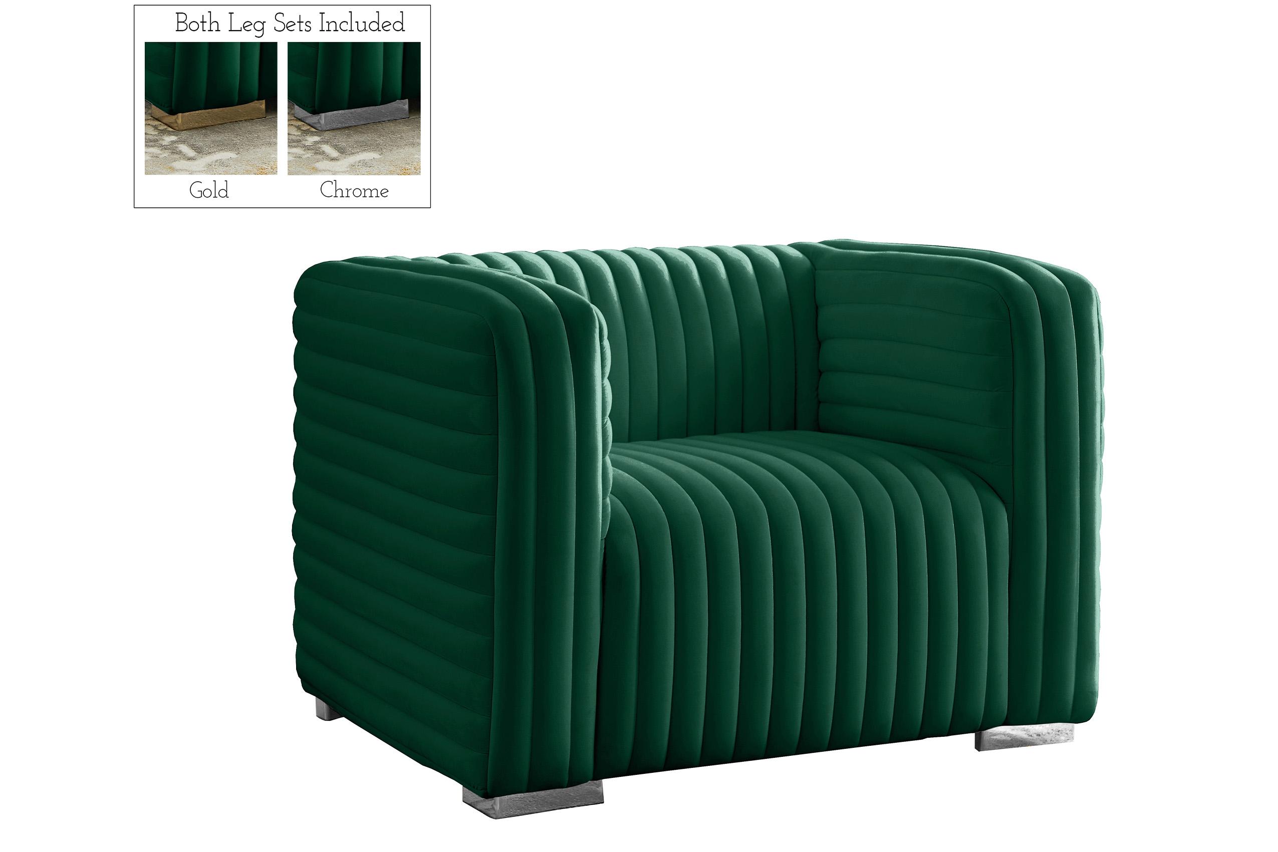 

        
Meridian Furniture Ravish 640Green-C-Set Chair Set Green Velvet 094308256177
