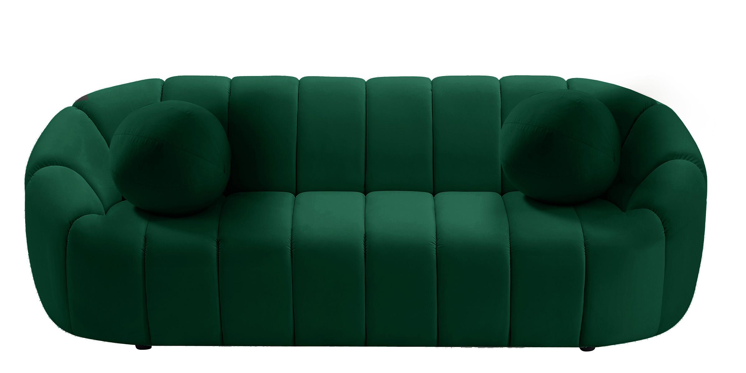 

    
 Order  Glam GREEN Velvet Channel Tufted Sofa Set 2Pcs ELIJAH 613Green Meridian Modern
