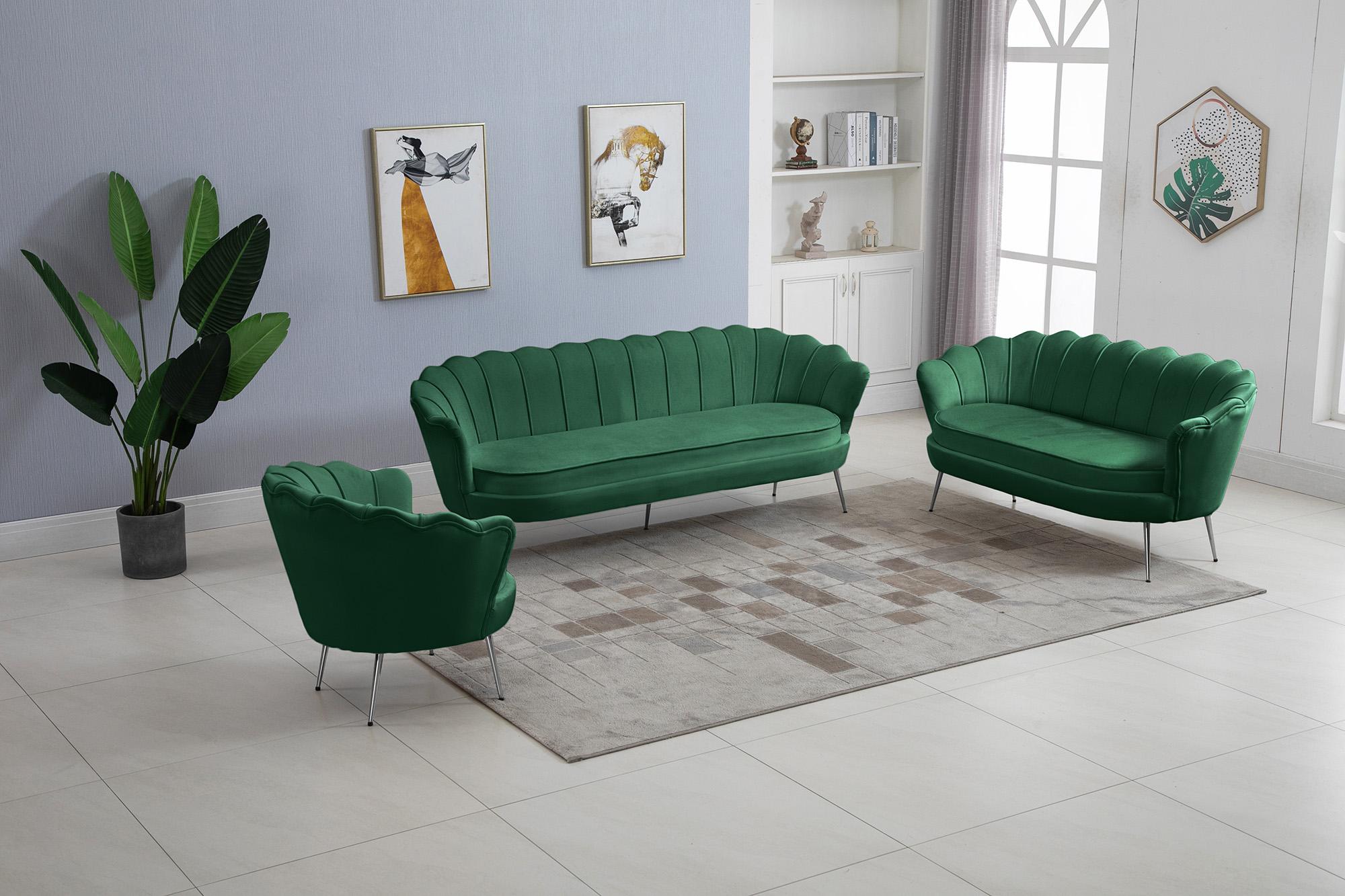 

    
Meridian Furniture GARDENIA 684Green Sofa Set Green 684Green-S-Set-3
