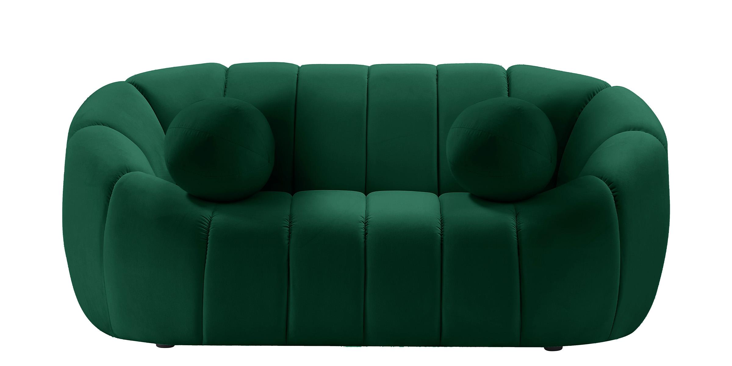 

    
613Green-S-Set-3 Glam GREEN Velvet Channel Tufted Sofa Set 3Pcs ELIJAH 613Green Meridian Modern
