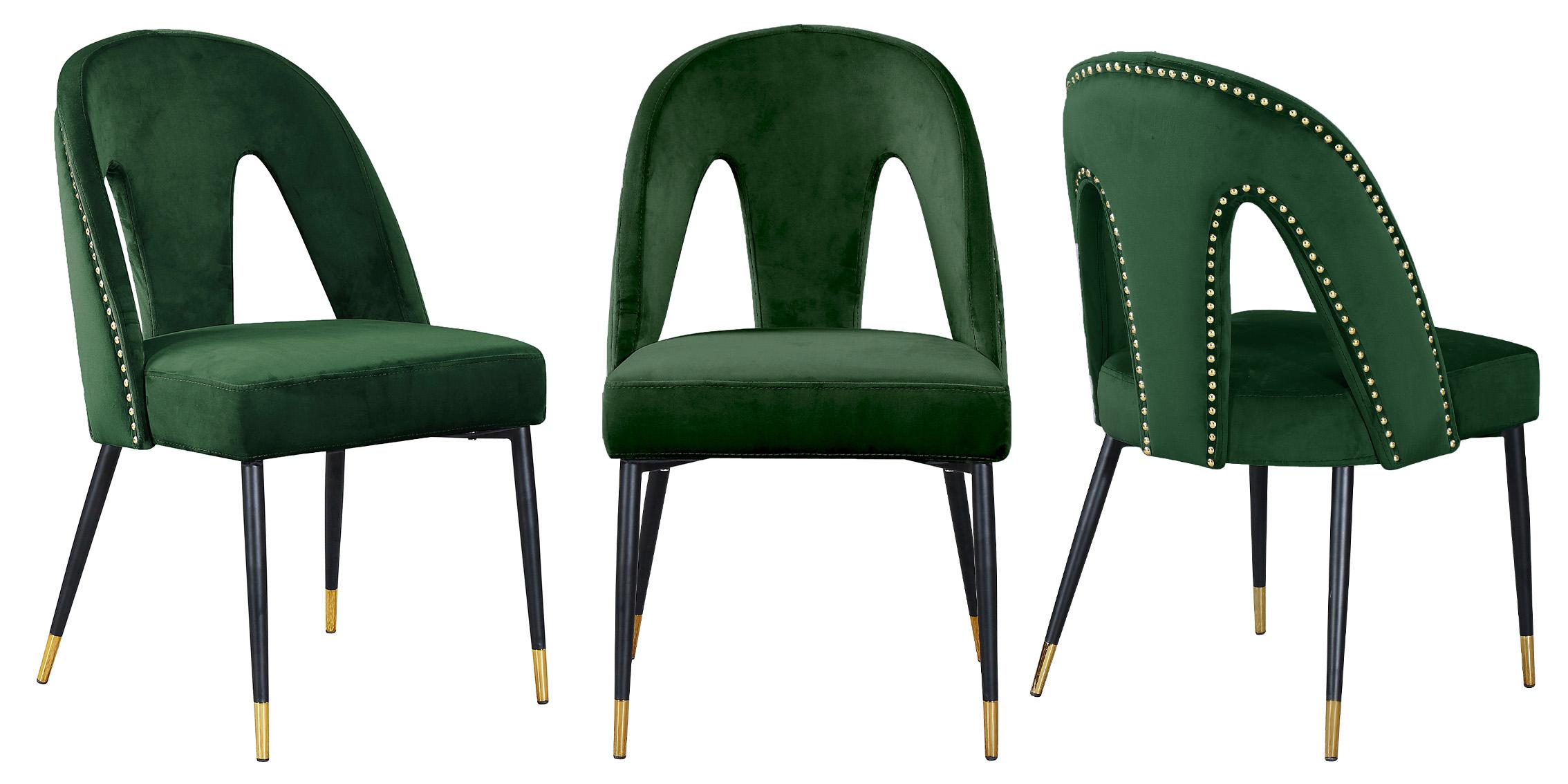 

        
Meridian Furniture AKOYA 794Green-C Dining Chair Set Green Velvet 647899953125
