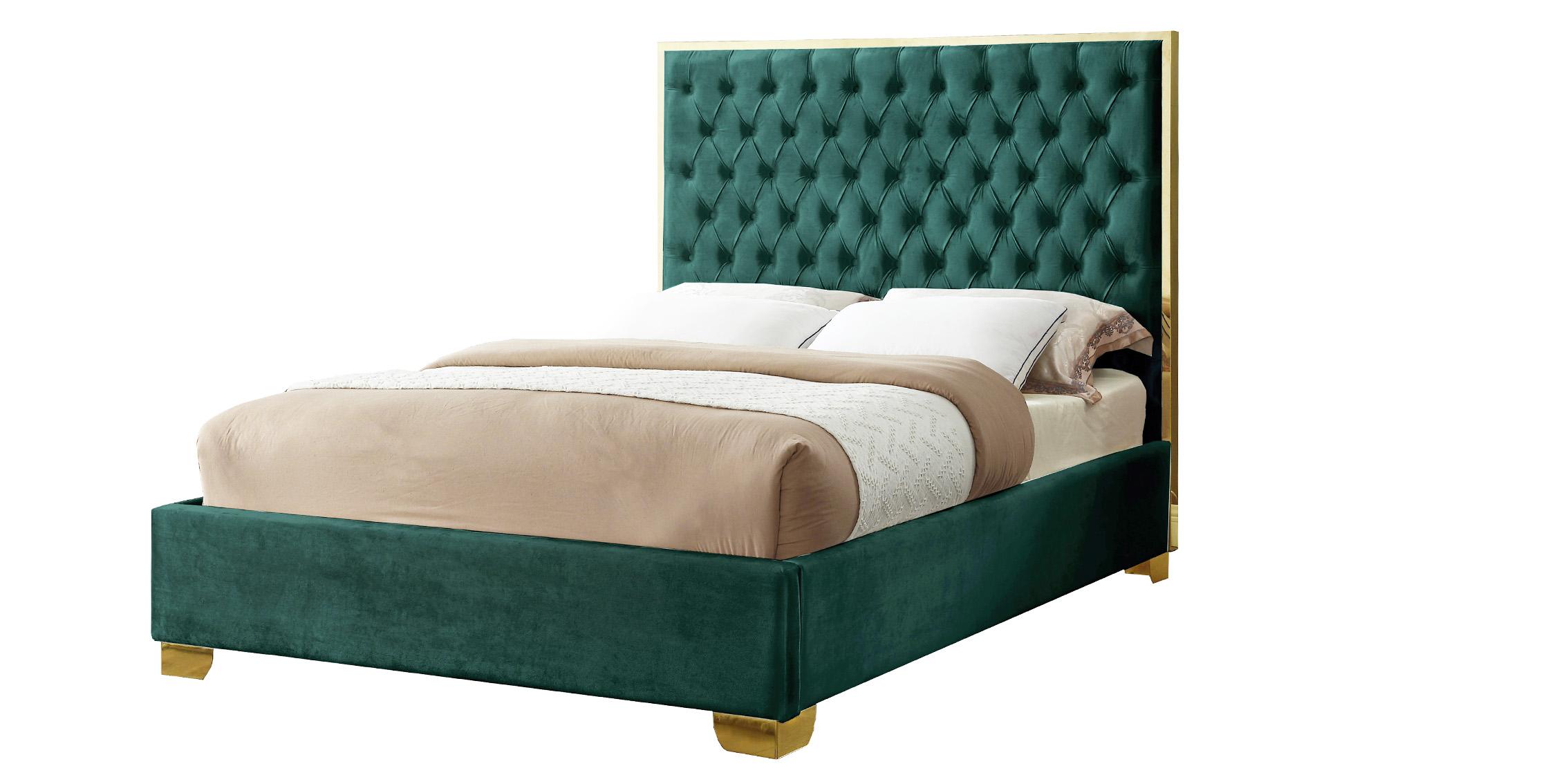 

    
Meridian Furniture LanaGreen-F Platform Bed Green LanaGreen-F
