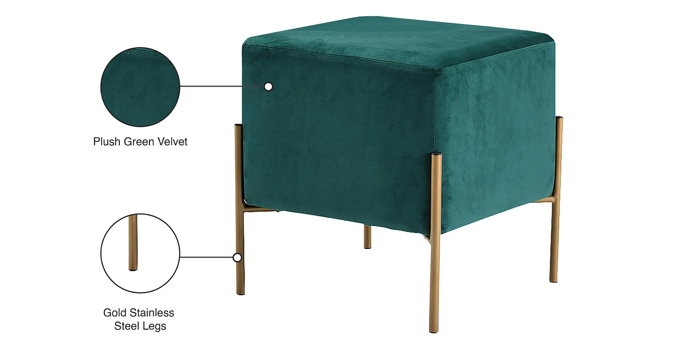 

        
Meridian Furniture 131Green Ottoman Set Green Velvet 647899952555
