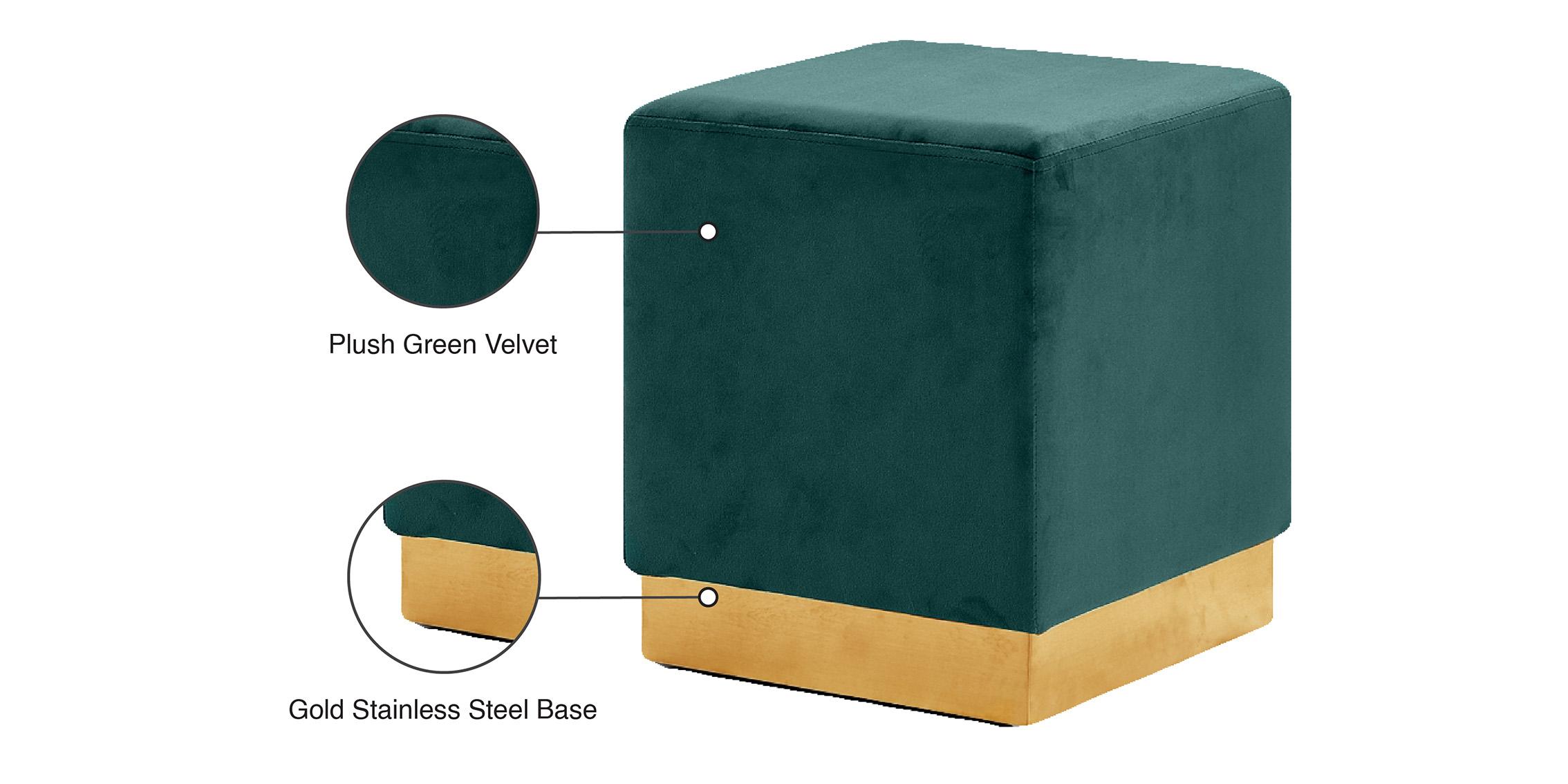

        
Meridian Furniture JAX 134Green Ottoman Set Green Velvet 647899952128
