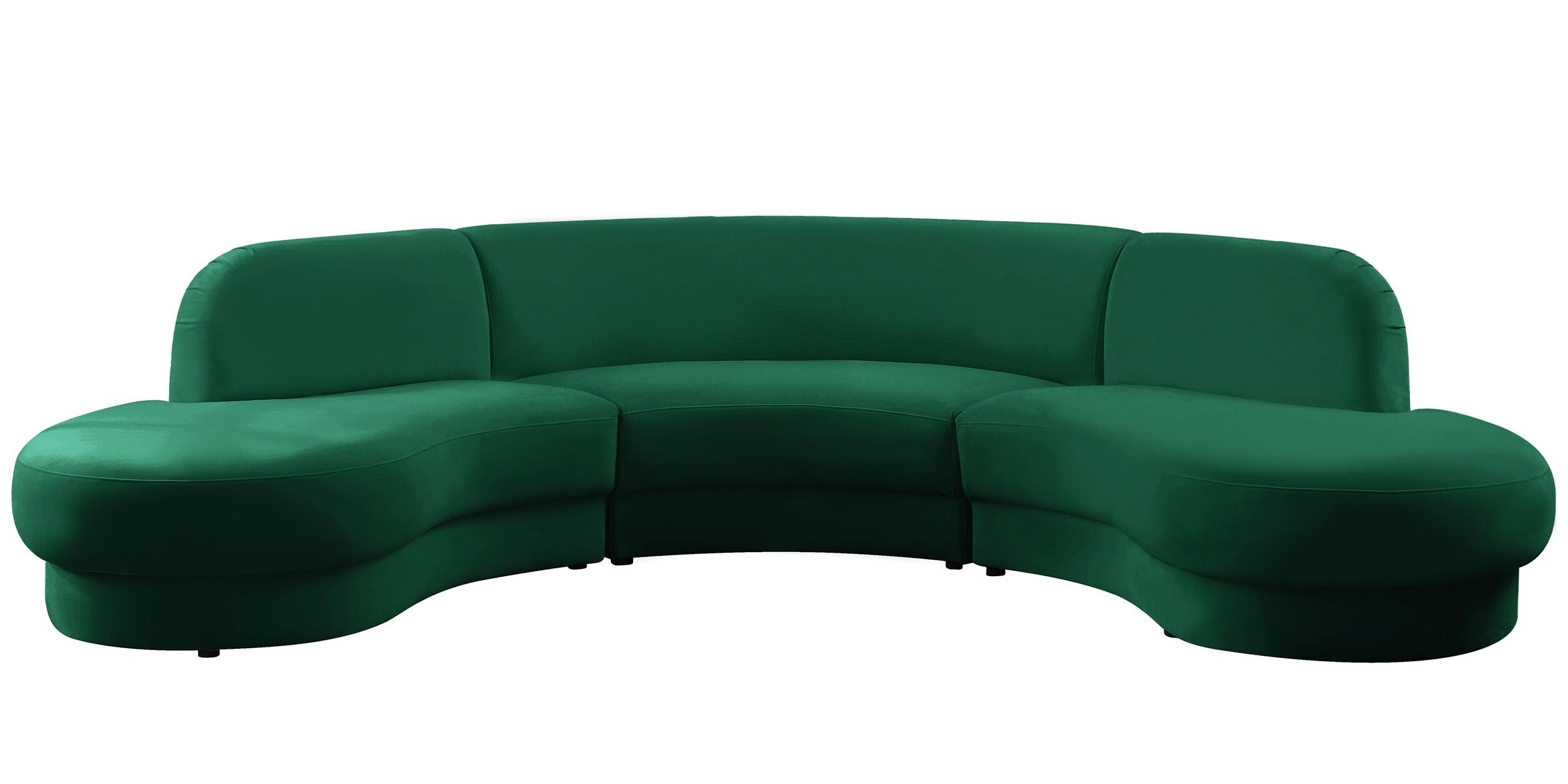 

        
Meridian Furniture Rosa 628Green-Sectional Sectional Sofa Green Velvet 094308255910
