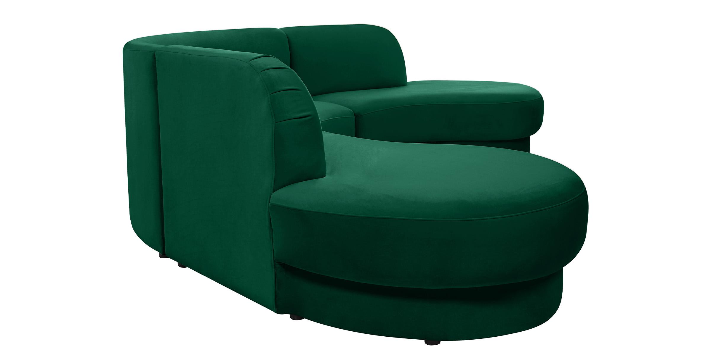 

    
628Green-Sectional Glam GREEN Velvet Sectional Sofa Rosa 628Green Meridian Contemporary Modern
