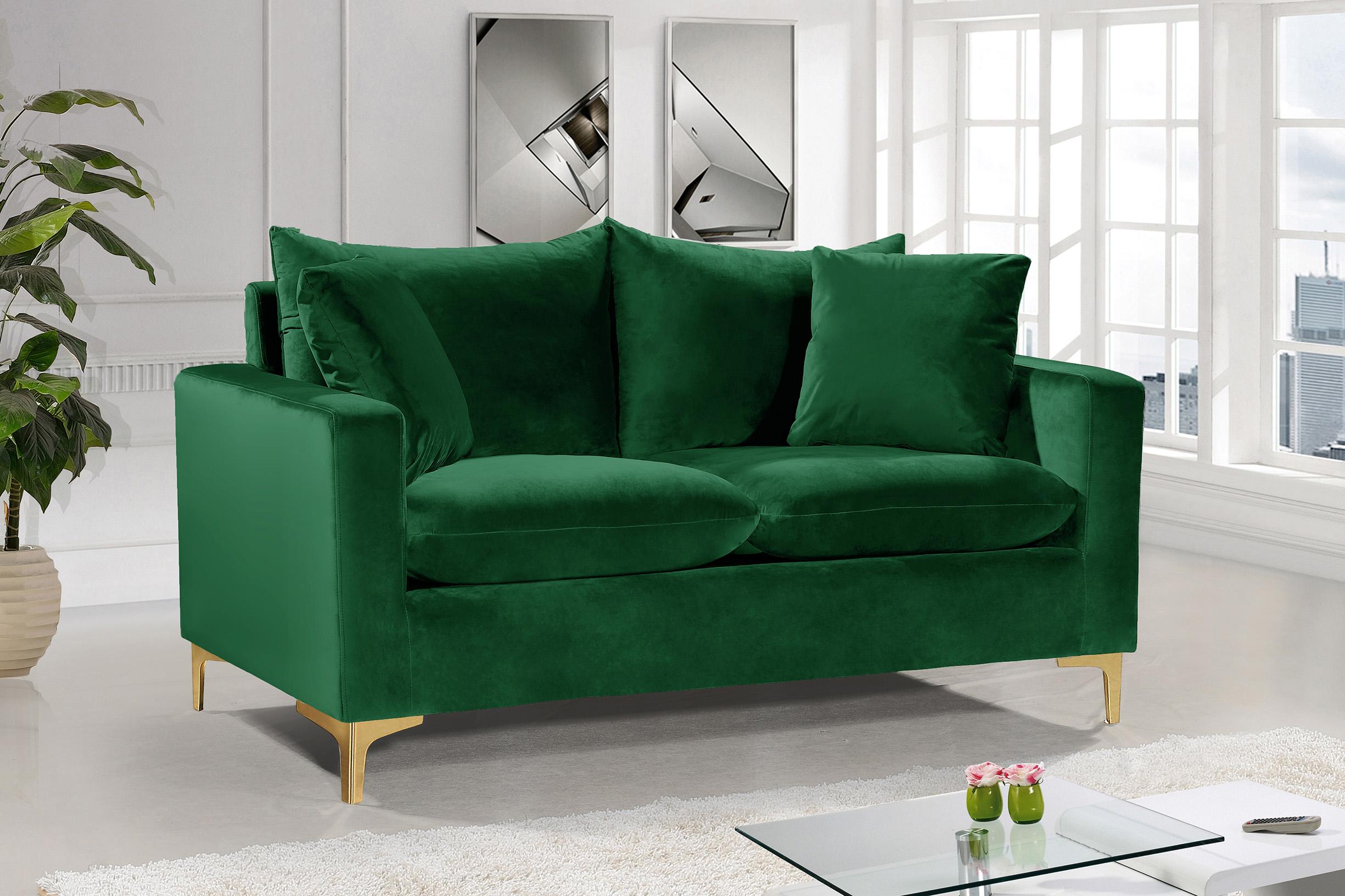 

    
Meridian Furniture Naomi 633Green-S-Set-2 Sofa Set Chrome/Green/Gold 633Green-S-Set-2
