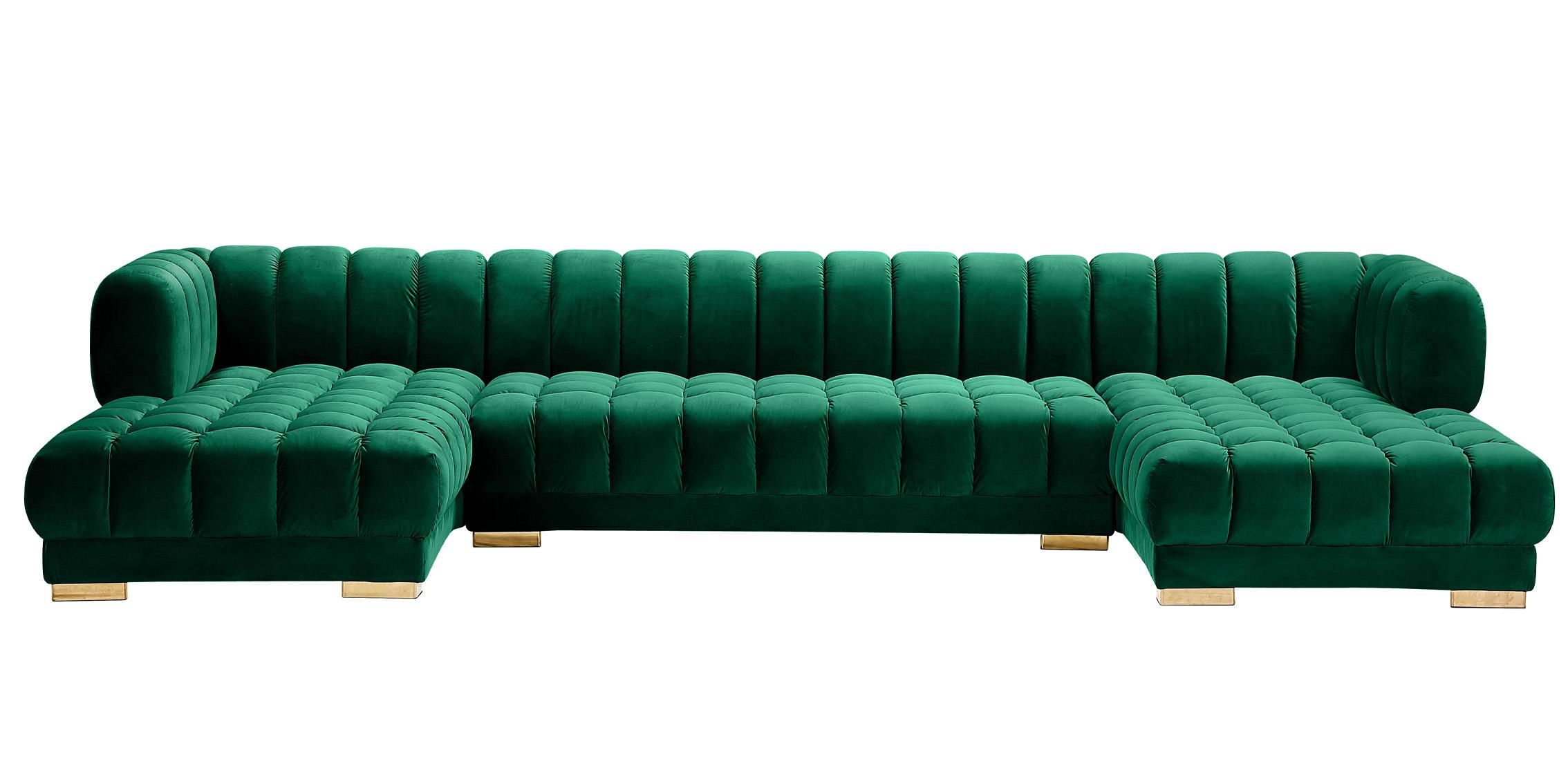 

    
Meridian Furniture GWEN 653Green Sectional Sofa Green 653Green-Sectional
