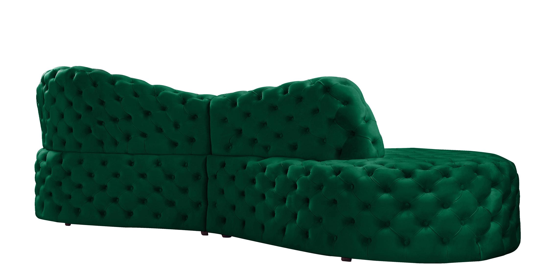 

    
654Green-Sectional Meridian Furniture Sectional Sofa
