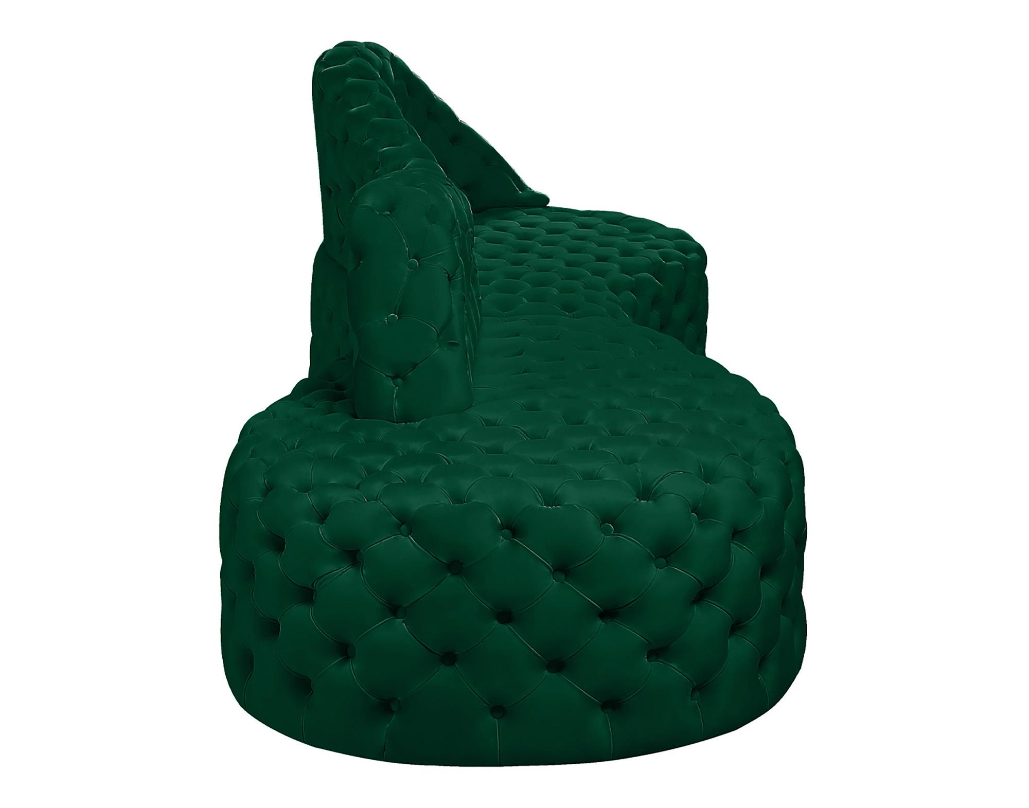 

        
Meridian Furniture ROYAL 654Green Sectional Sofa Green Velvet 753359804750
