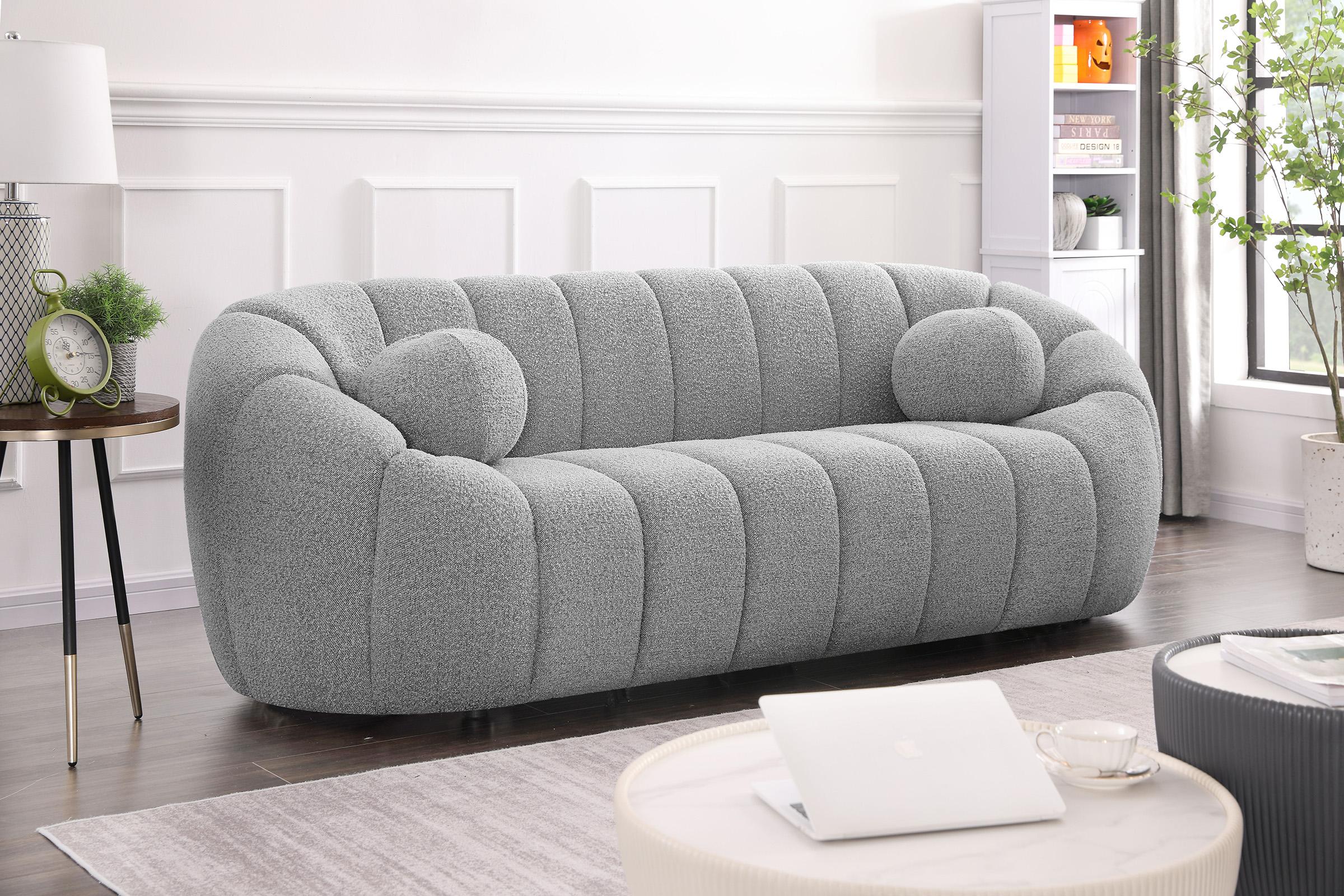 

    
Meridian Furniture ELIJAH 644Grey Sofa Set Gray 644Grey-S-Set-2
