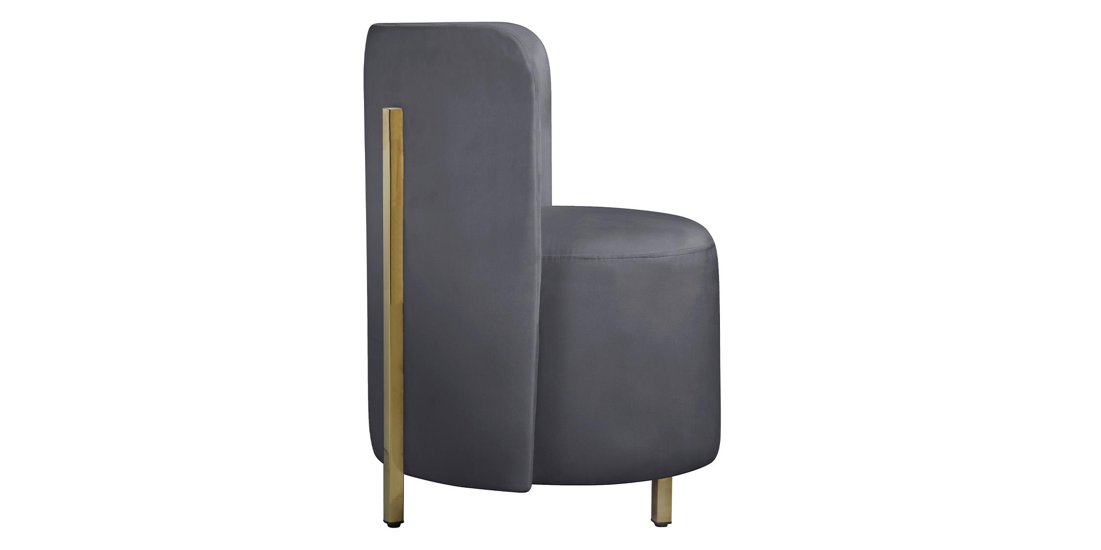 

    
518Grey-C-Set-2 Glam Grey Velvet Accent Chair 2Pcs ROTUNDA 518Grey-C Meridian Contemporary
