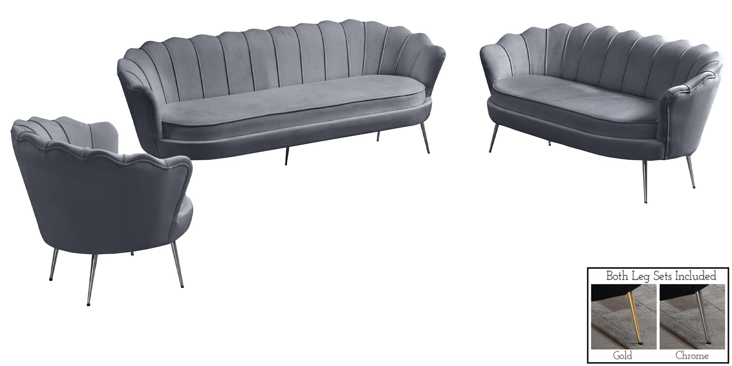 

    
684Grey-C Meridian Furniture Arm Chair

