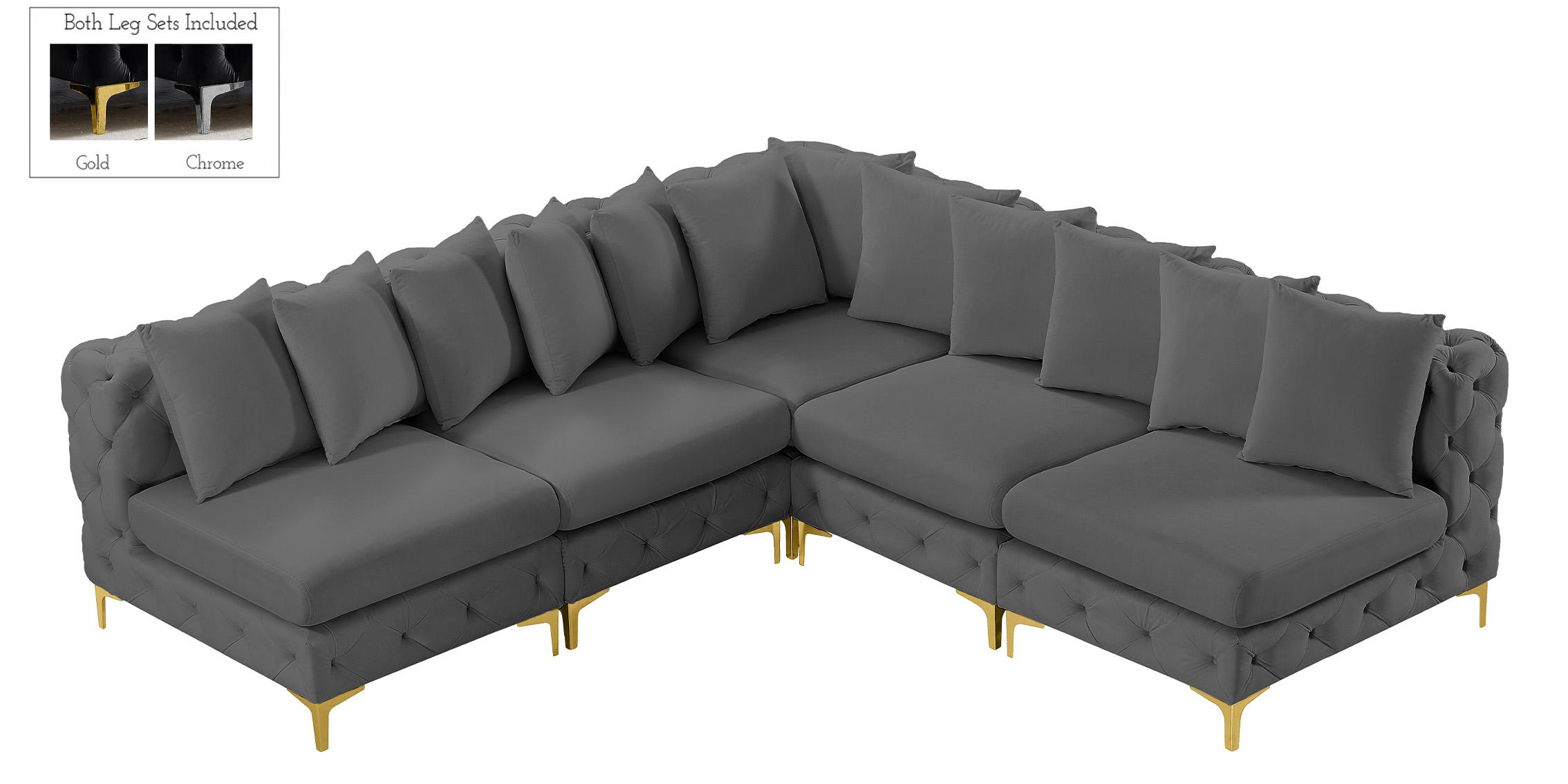 

    
Meridian Furniture TREMBLAY 686Grey-Sec5B Modular Sectional Sofa Gray 686Grey-Sec5B
