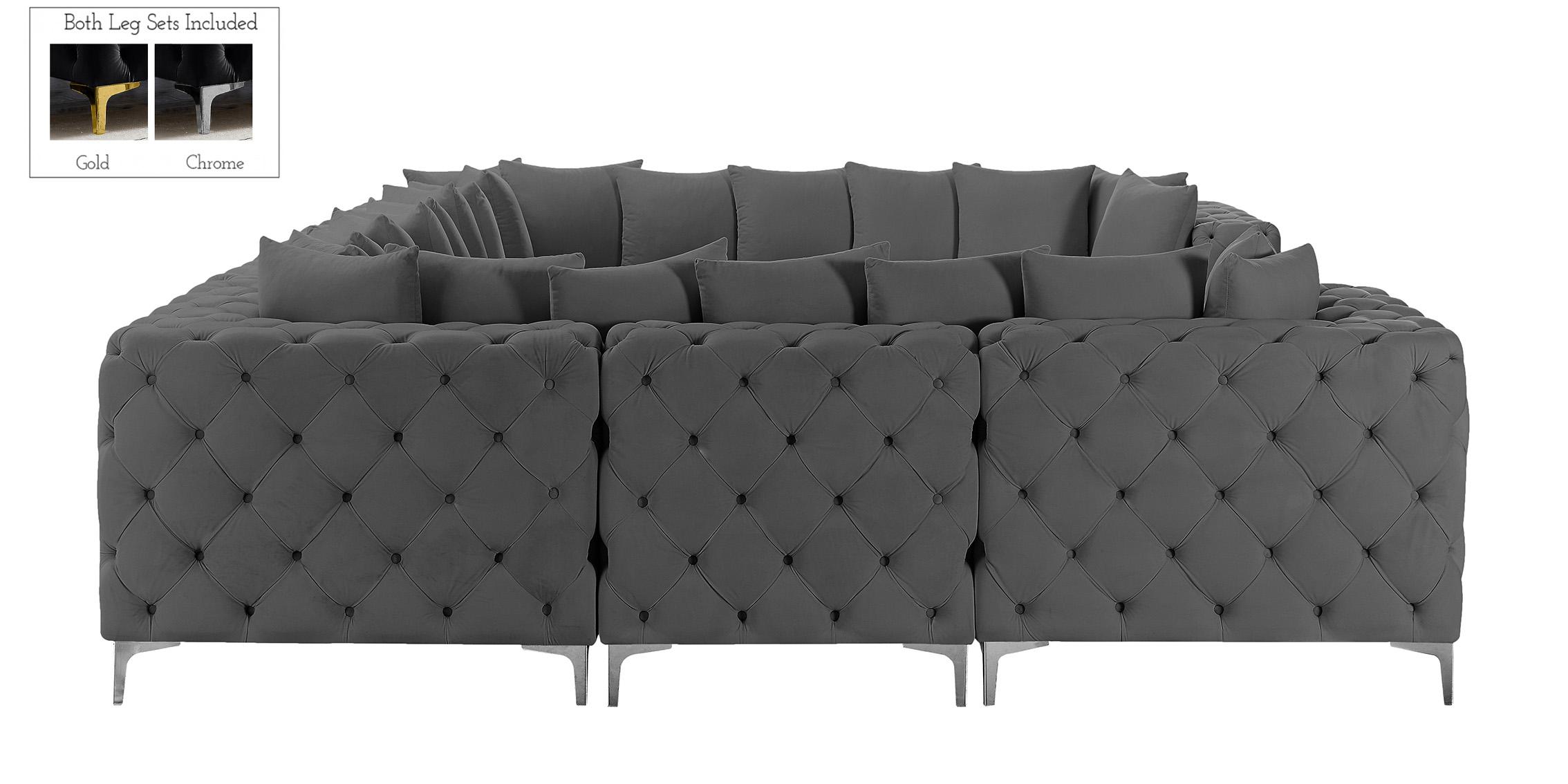 

    
686Grey-Sec8A Meridian Furniture Modular Sectional Sofa
