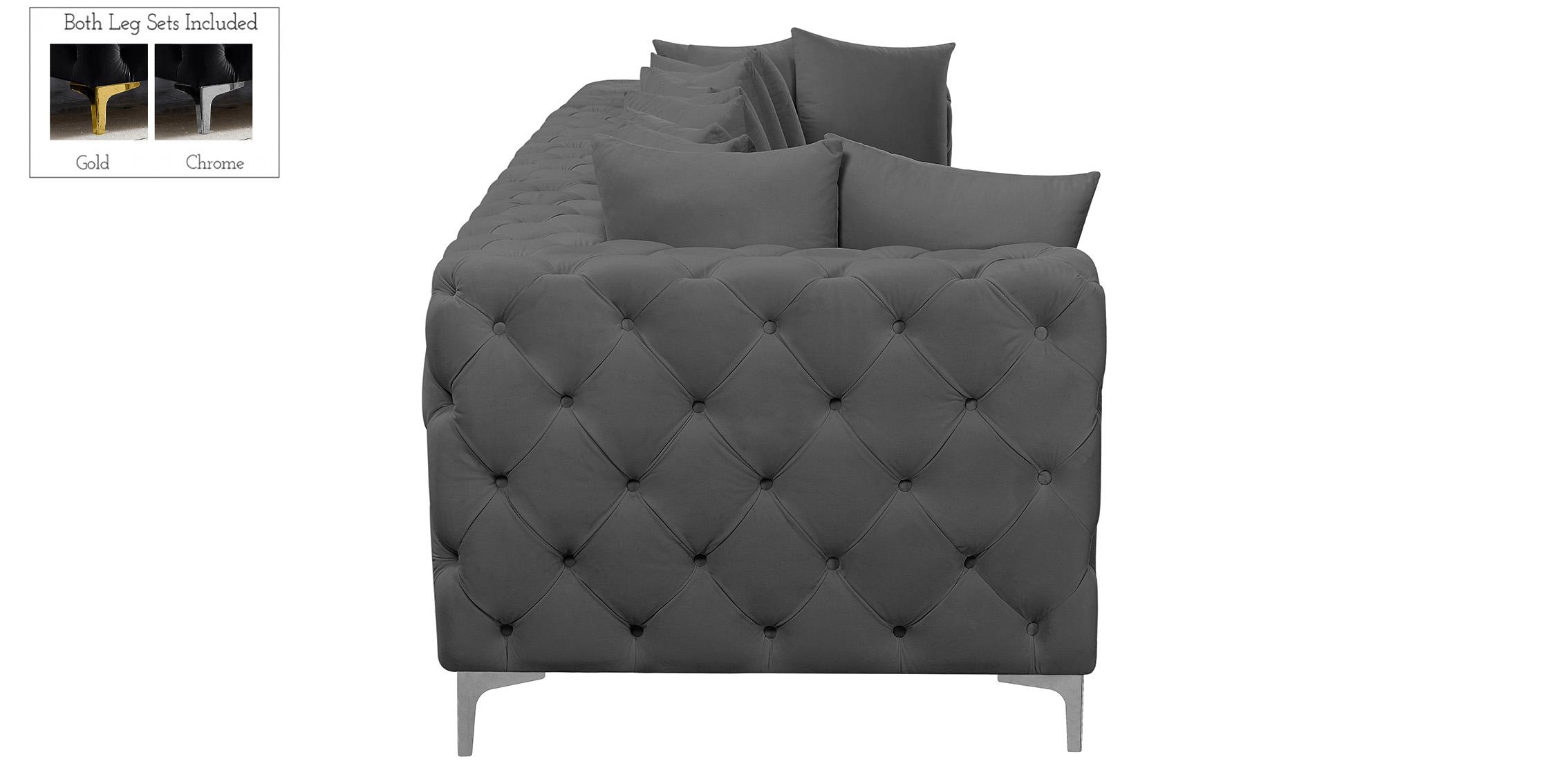 

        
Meridian Furniture TREMBLAY 686Grey-S138 Modular Sofa Gray Velvet 94308269542
