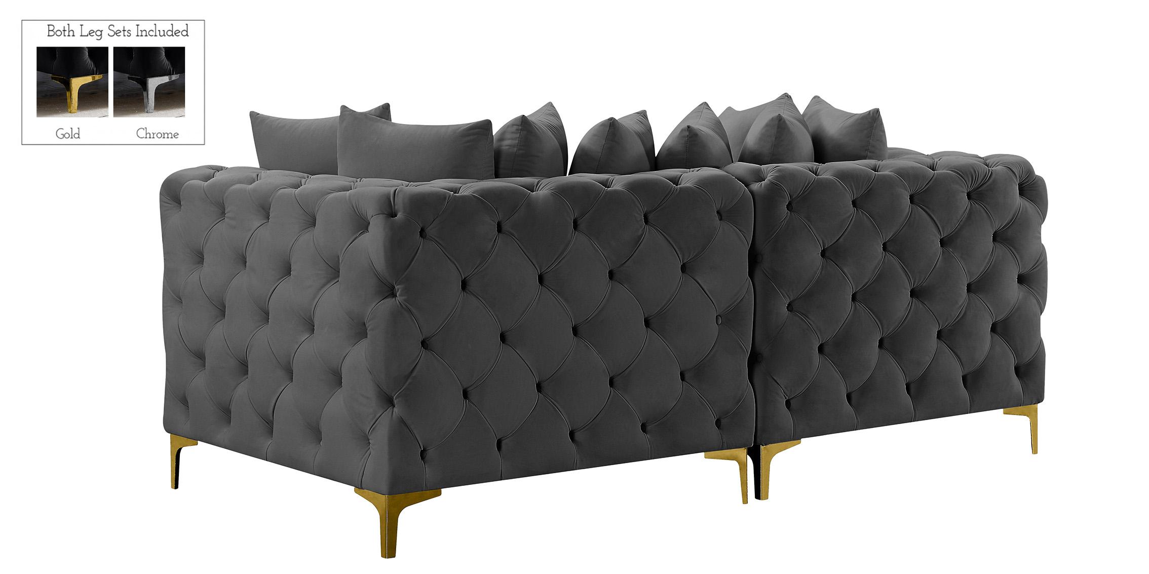 

        
Meridian Furniture TREMBLAY 686Grey-S78 Modular Sofa Gray Velvet 94308269467
