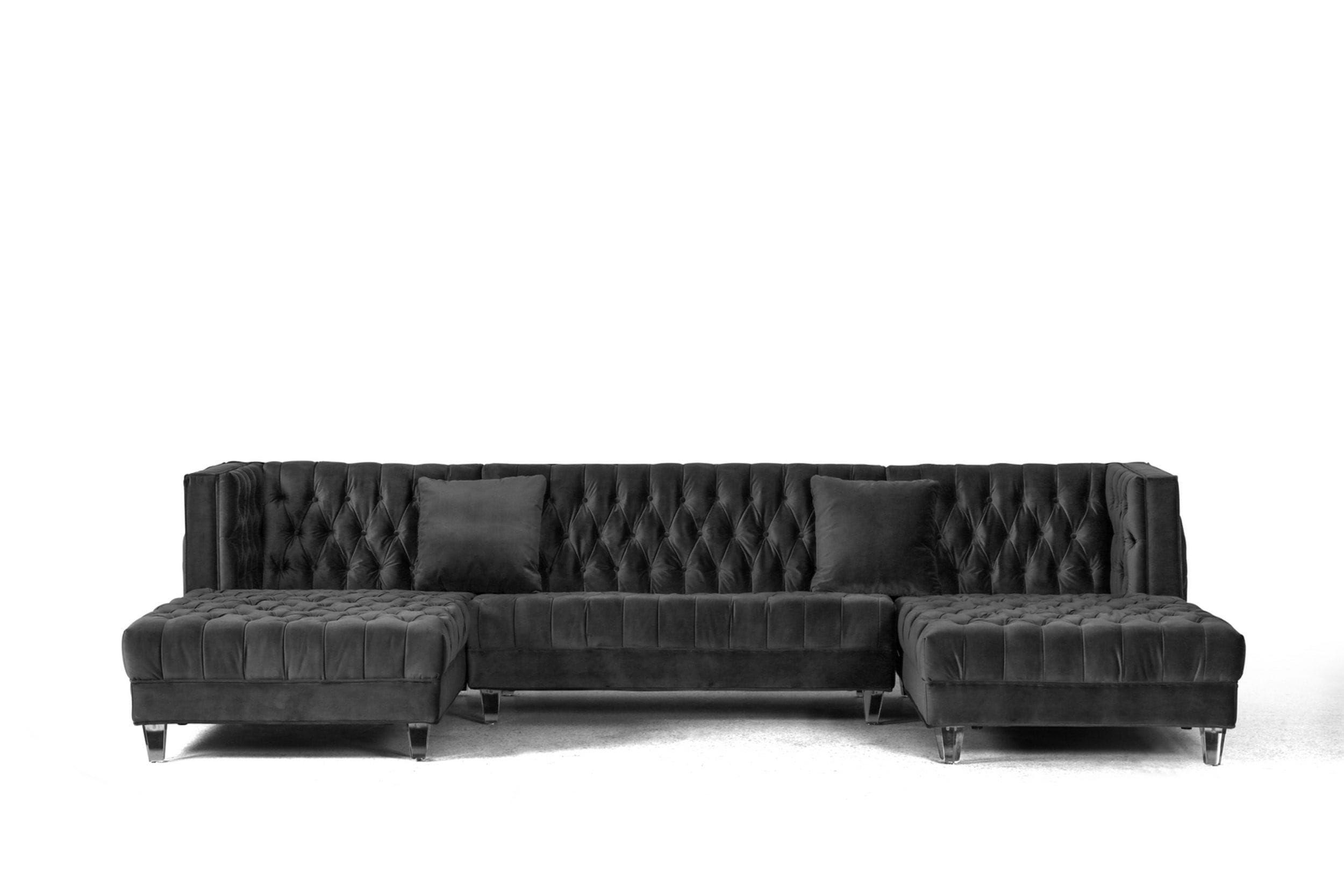 

    
VG2T1123-GRY-SECT VIG Furniture Sectional Sofa

