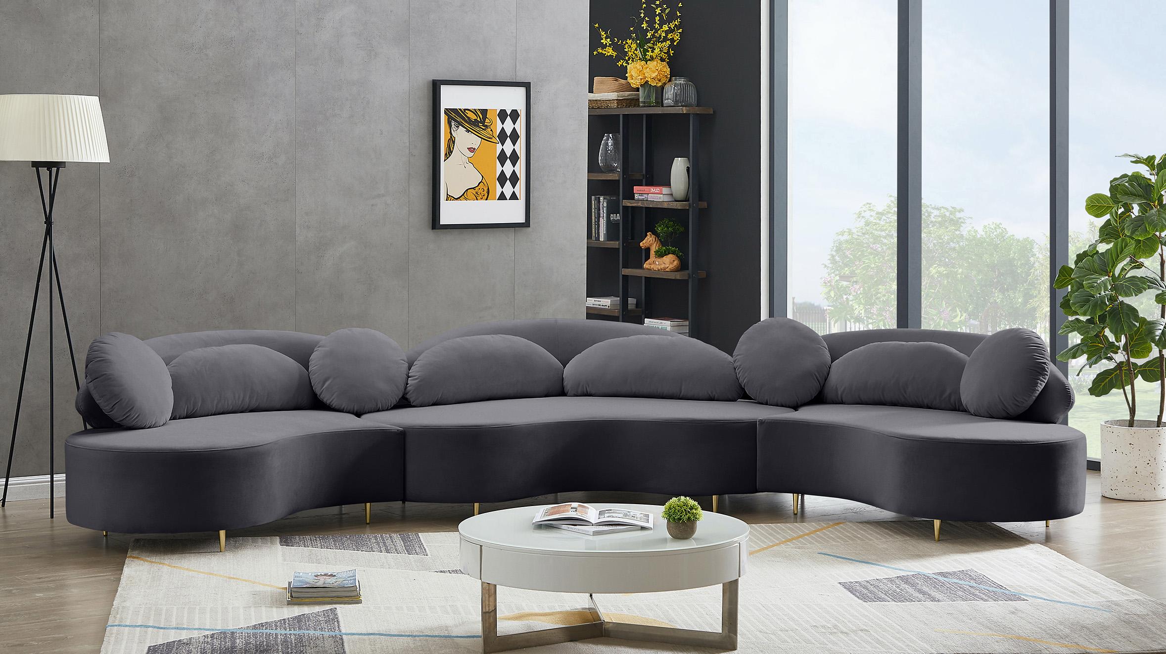 

        
094308255965Glam GREY Velvet Sectional Sofa Vivacious 632Grey Meridian Contemporary Modern
