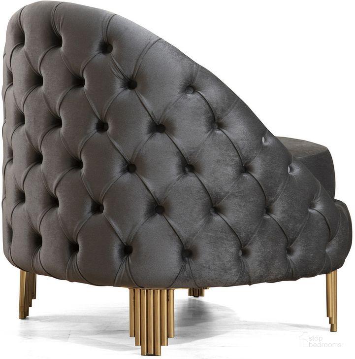 

    
Galaxy Home Furniture VANESSA Arm Chair Set Gray/Gold 698781477090-2PC
