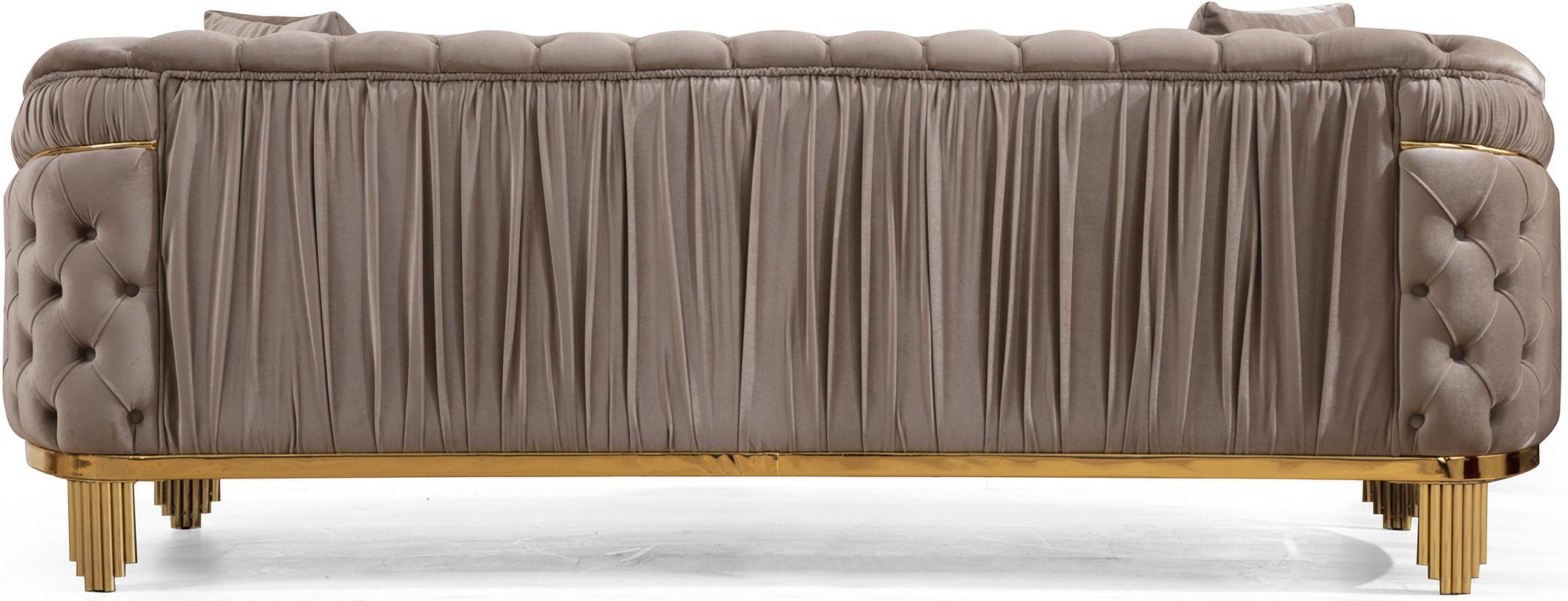 

    
Galaxy Home Furniture VANESSA-TP Sofa Taupe/Gold VANESSA-TP-S
