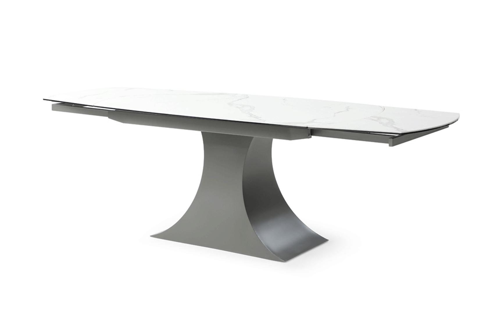 

                    
Buy Glam Marble-finish Glass & Ceramic Table 9035 ESF Made in Italy Contemporary

