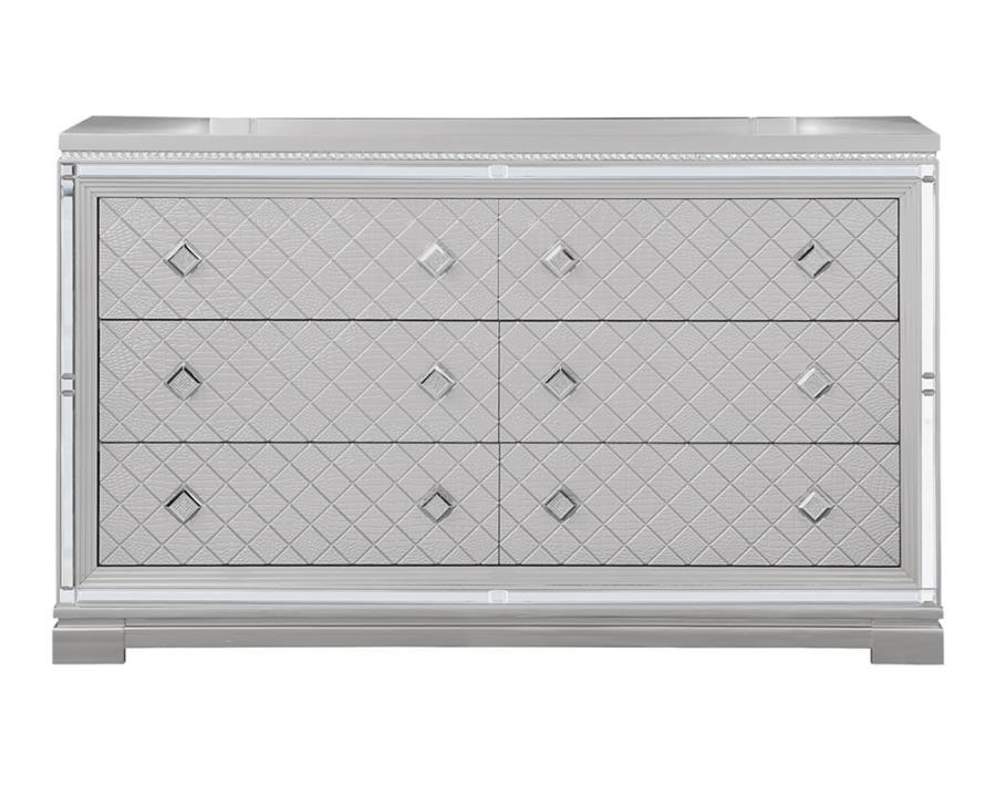 Modern Dresser 223463 Eleanor 223463 in Silver 