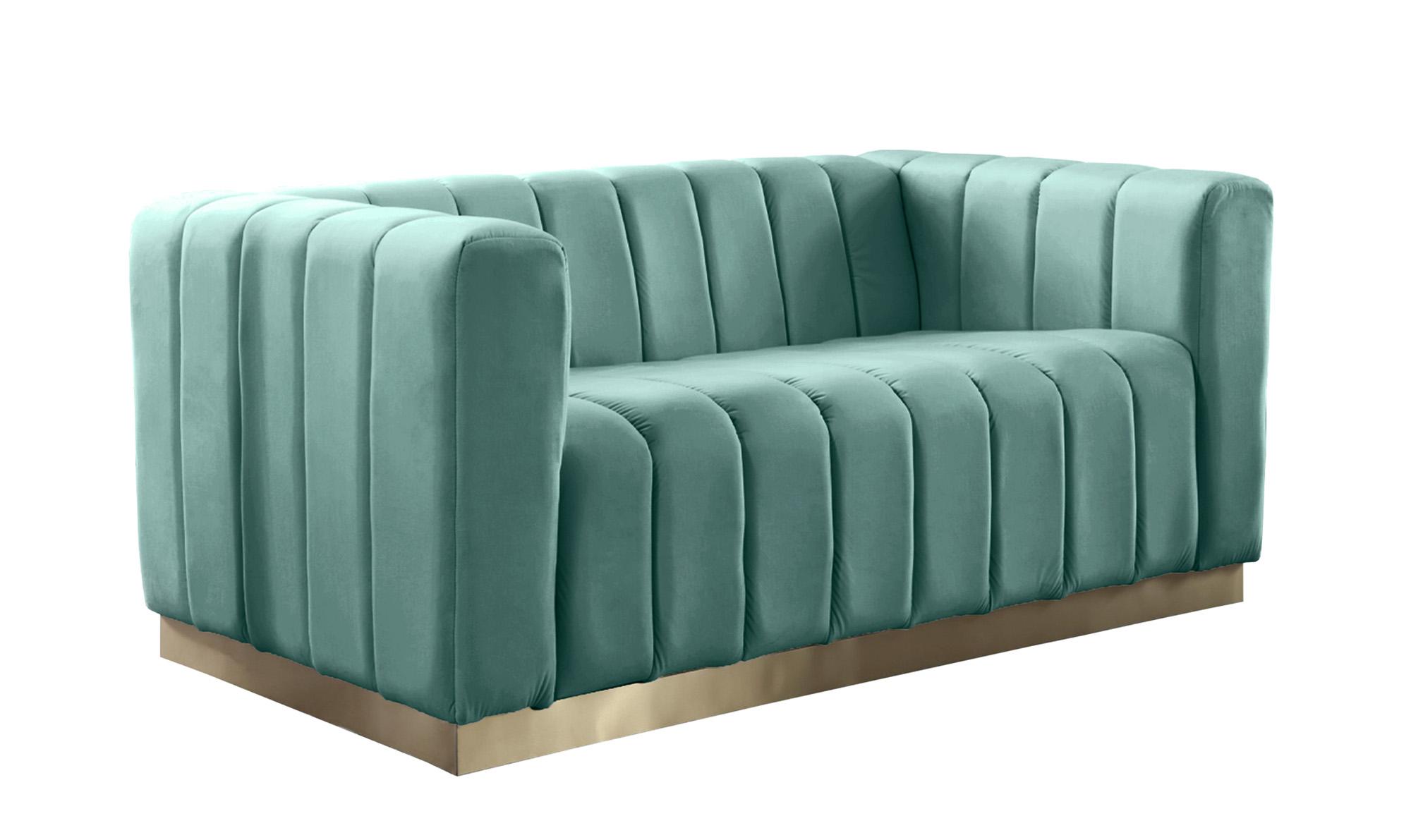 

    
Meridian Furniture MARLON 603Mint-S-Set-2 Sofa Set Mint/Gold 603Mint-S-Set-2

