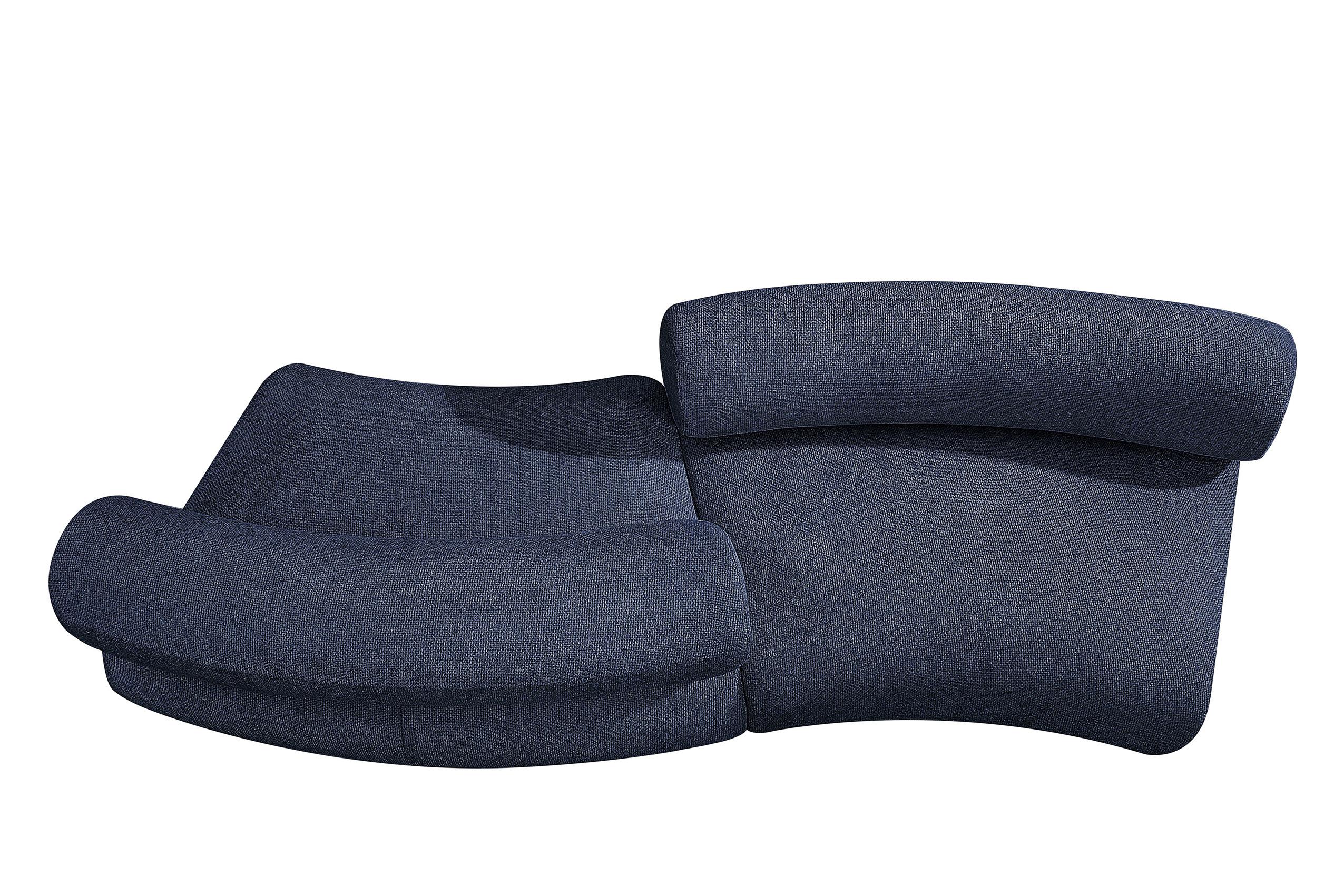 

        
Meridian Furniture Bale 114Navy-S2B Modular Sectional Sofa Navy Chenille 094308304199
