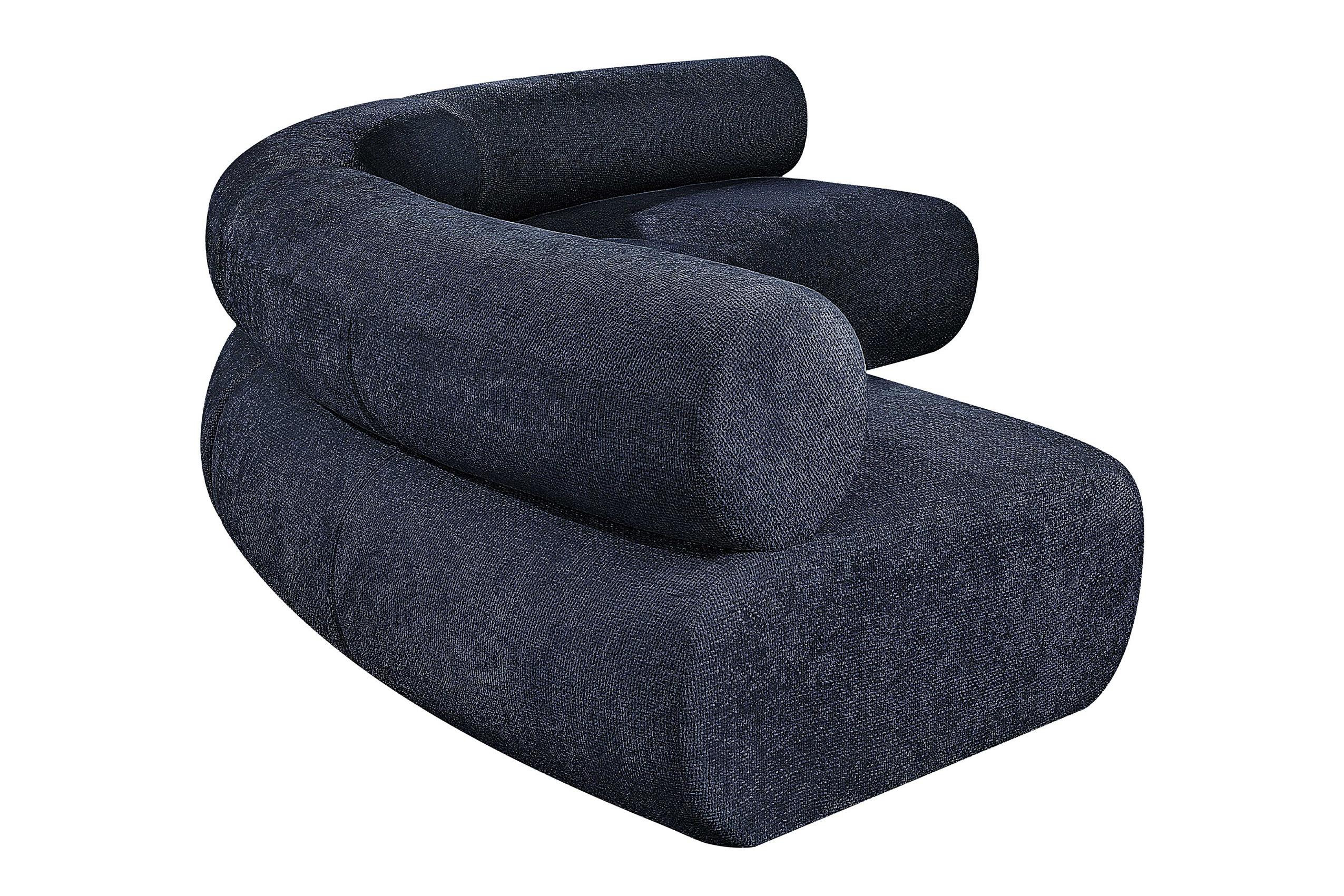 

        
Meridian Furniture Bale 114Navy-S3A Modular Sectional Sofa Navy Chenille 094308304236
